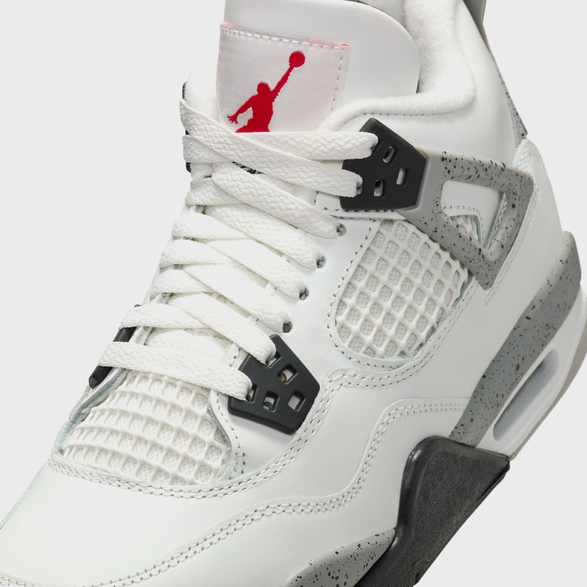 Jordan GS Air Jordan 4 Retro - Summit White / Fire Red