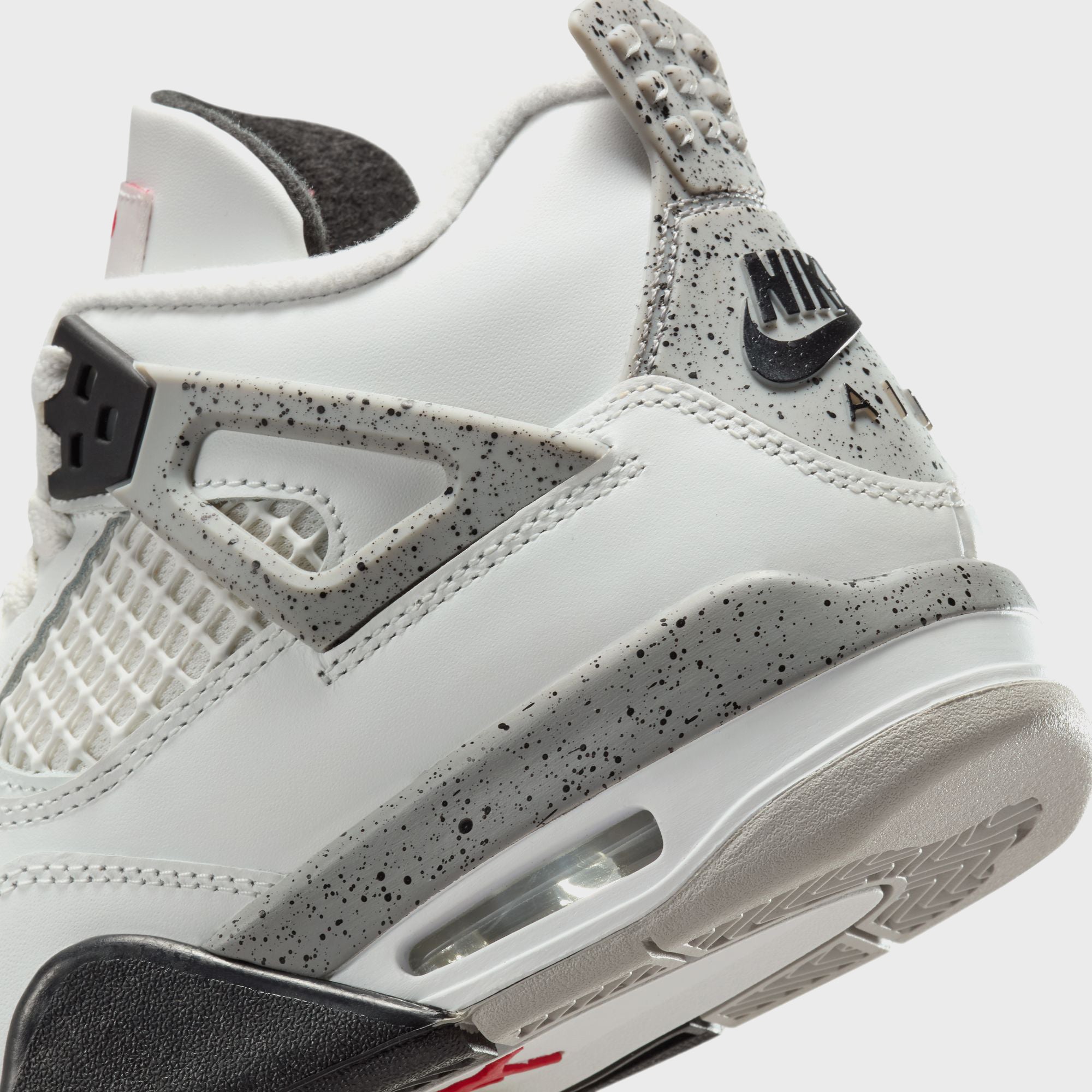 Jordan GS Air Jordan 4 Retro - Summit White / Fire Red
