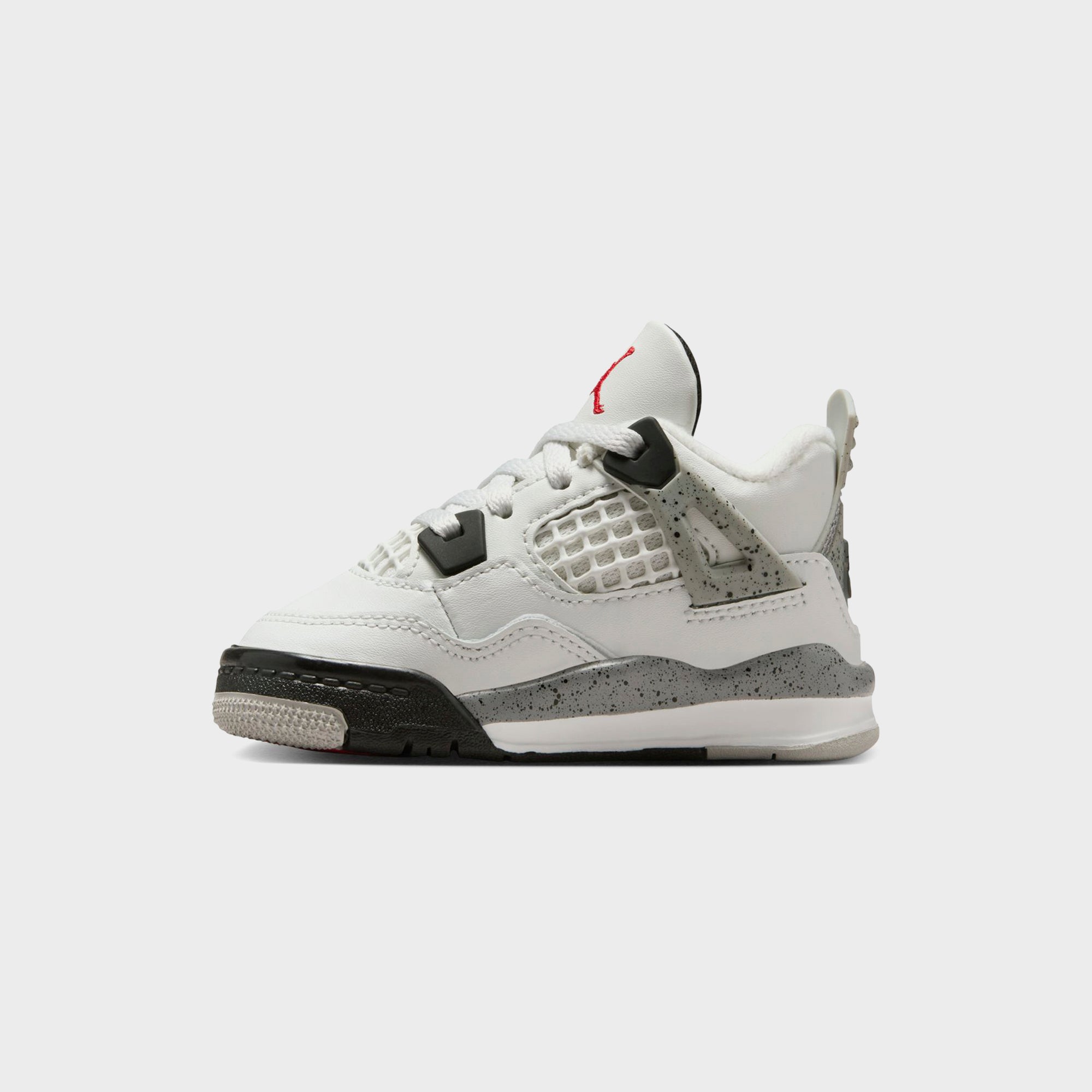 スニーカー Nike TD Air Jordan 4Retro White Nike TD Air Jordan 4 Retro - Summit White / Fire Red / Tech
