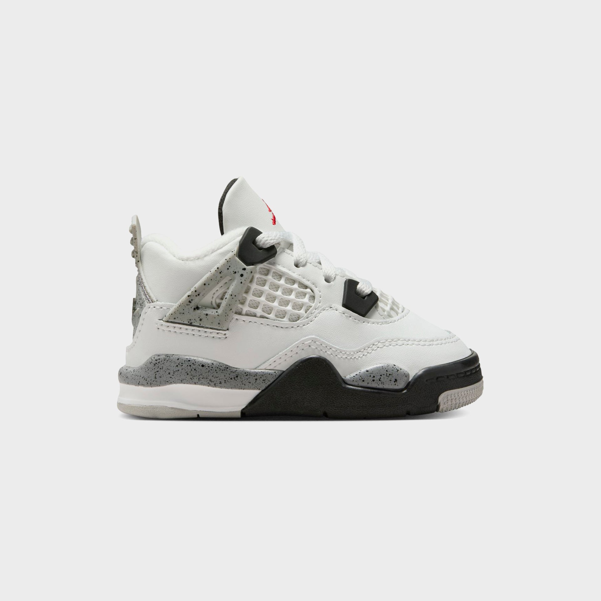 Nike TD Air Jordan 4 Retro - Summit White / Fire Red / Tech Grey / Black