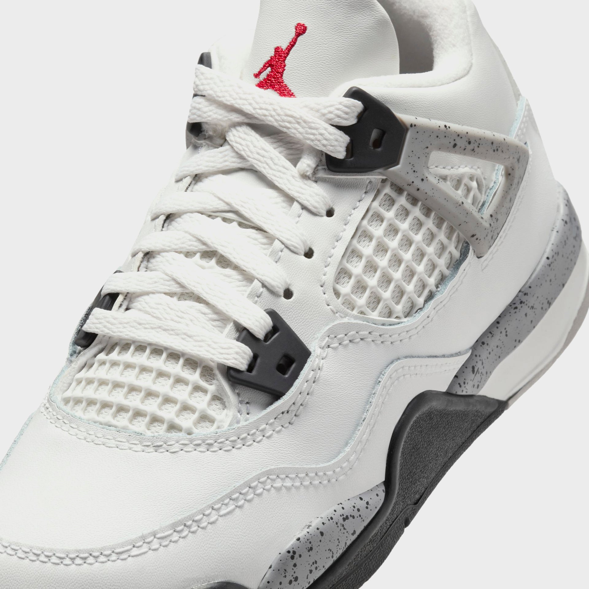 Nike PS Air Jordan 4 Retro - Summit White / Fire Red / Tech Grey / Black