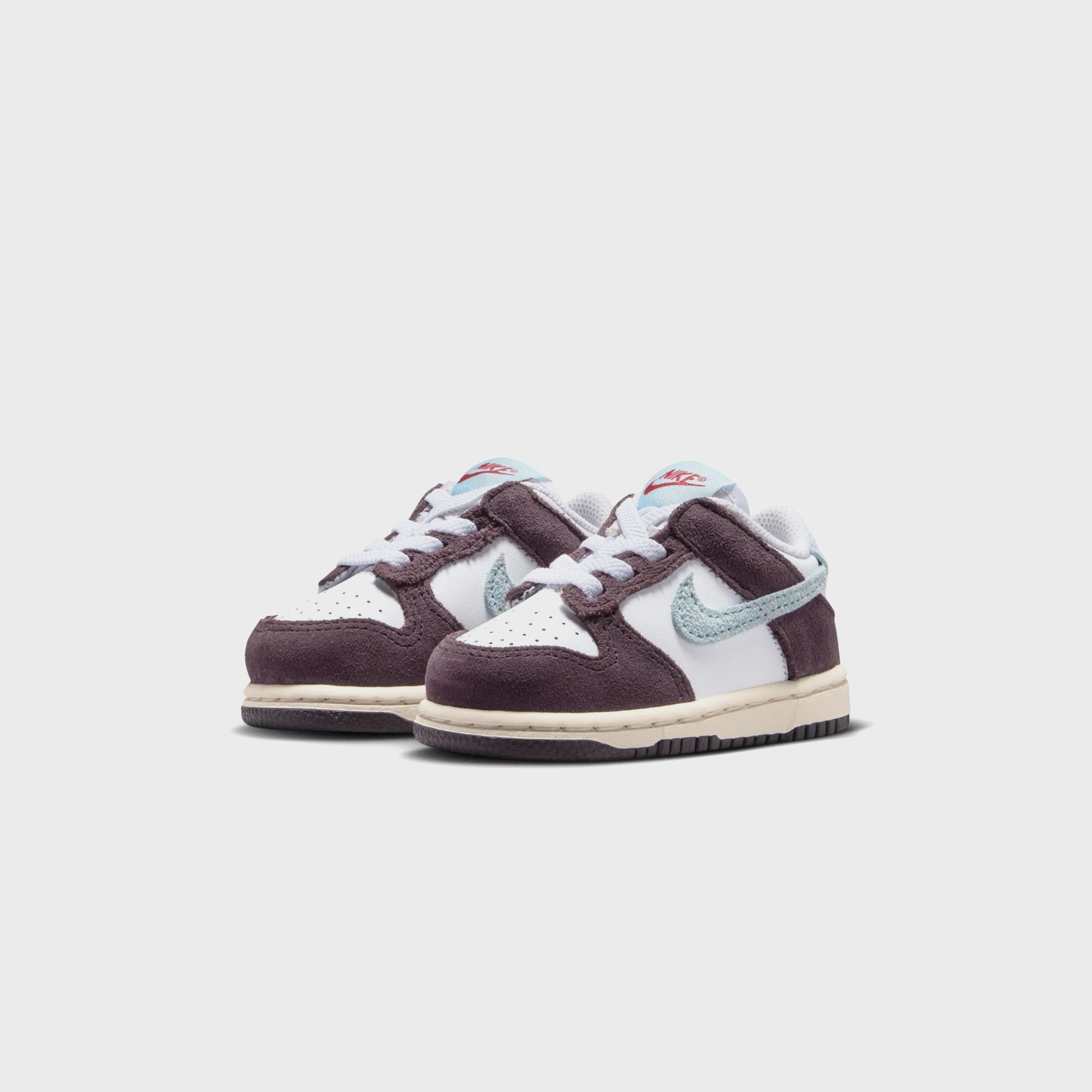Nike TD Dunk Low SE - White / Glacier Blue / Burgundy Ash