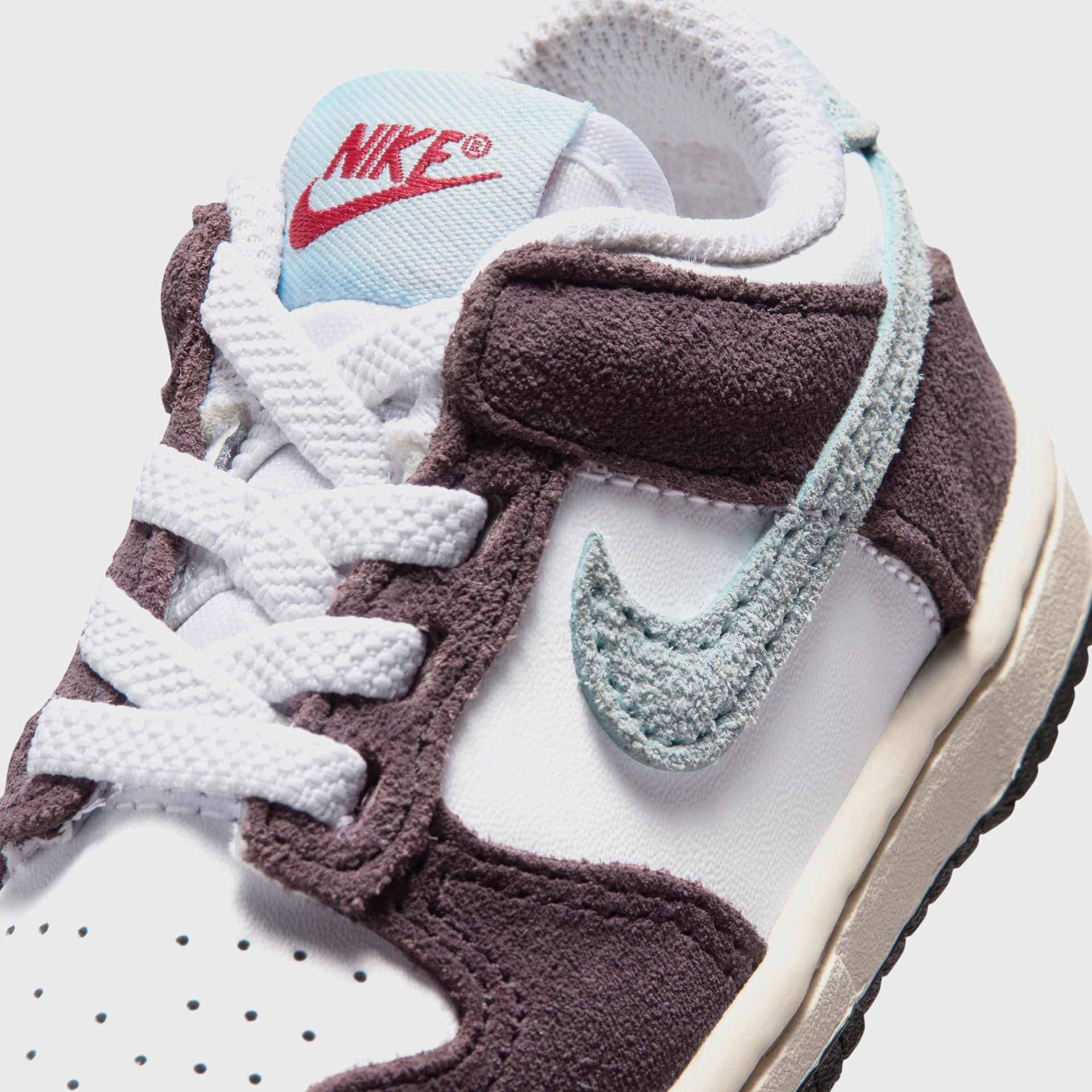 Nike TD Dunk Low SE - White / Glacier Blue / Burgundy Ash