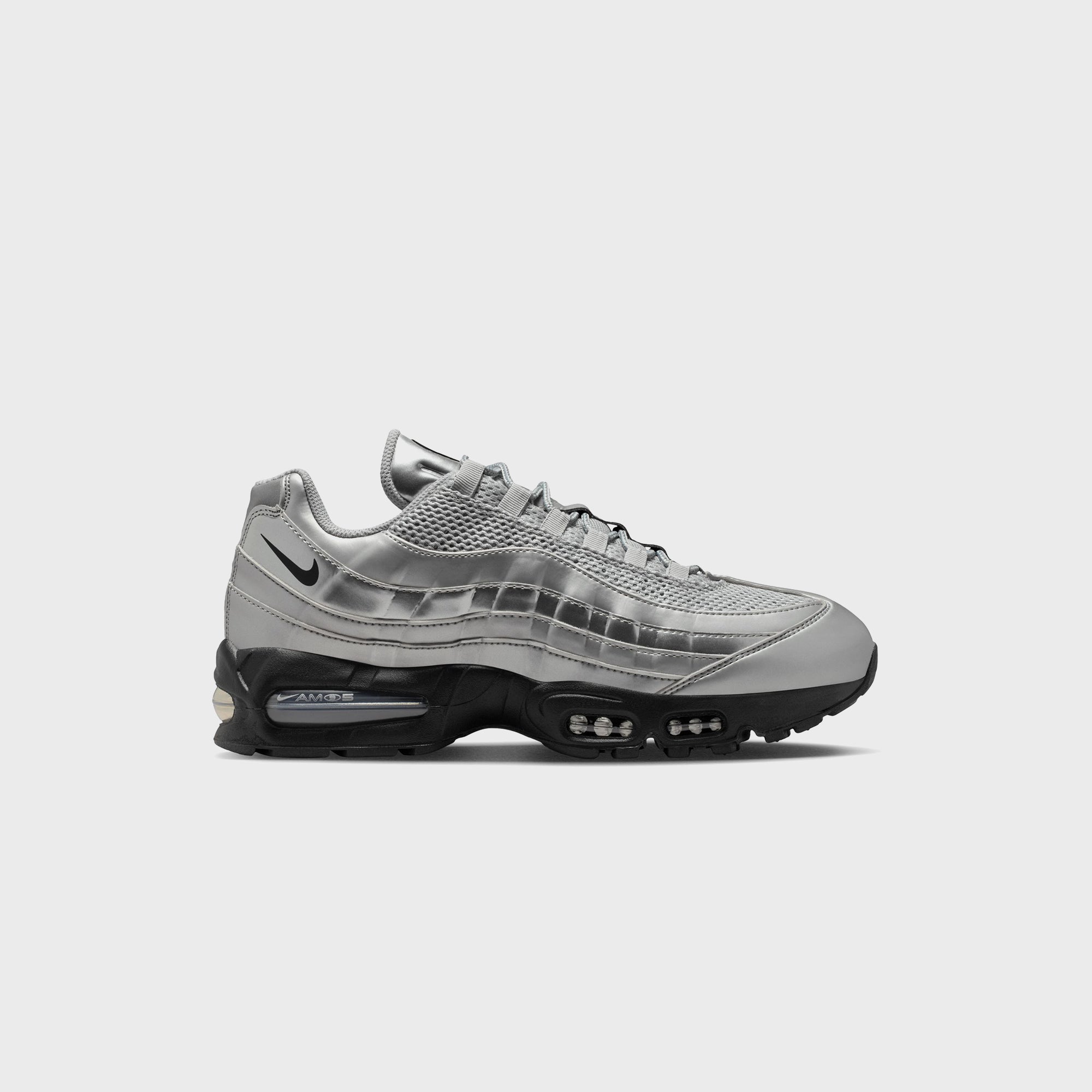 Nike Air Max 95 Big Bubble - Metallic Silver / Black – Kith