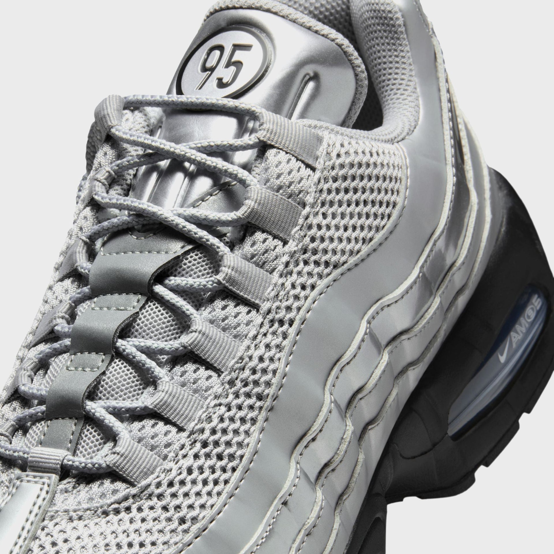 Nike Air Max 95 Big Bubble - Metallic Silver / Black