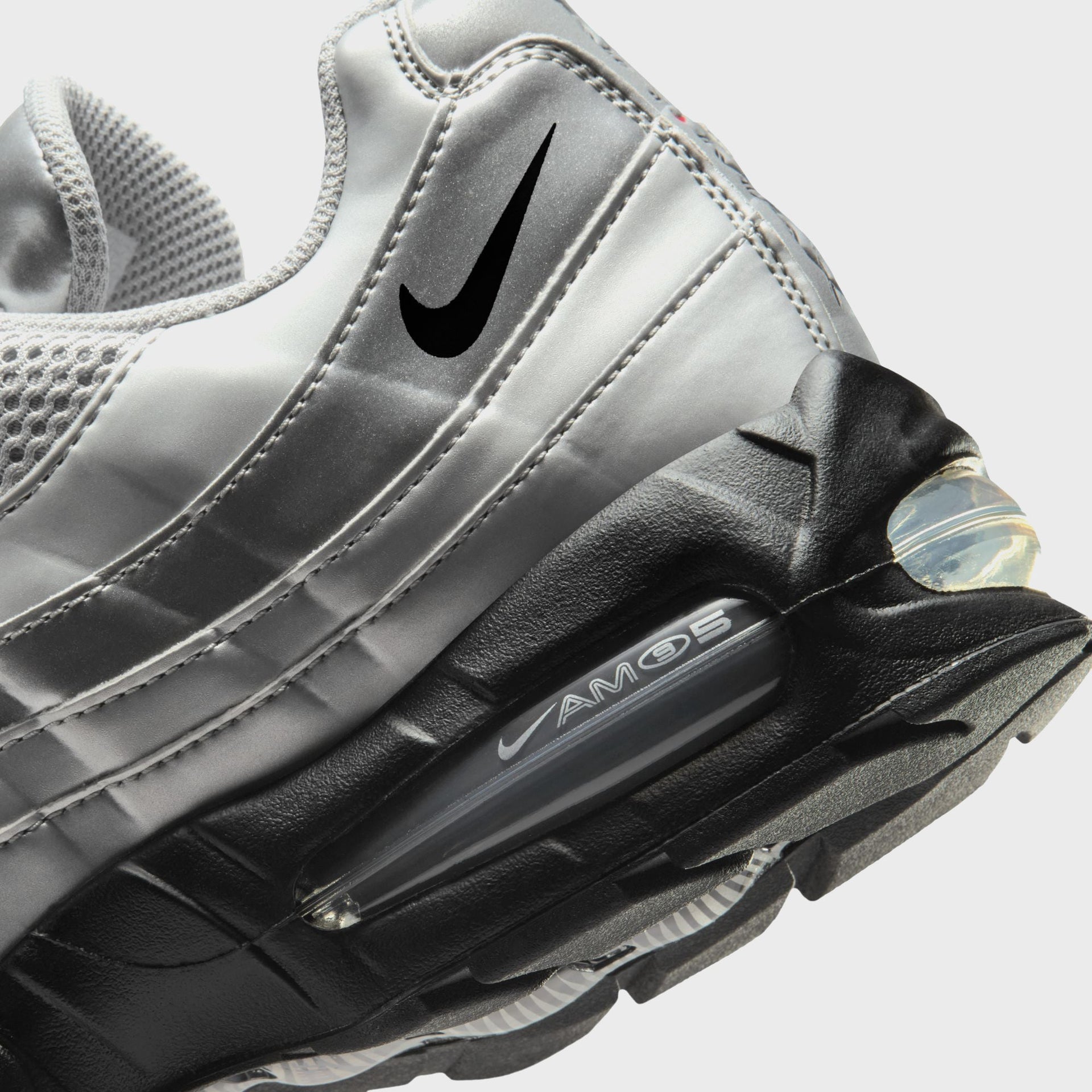 Nike Air Max 95 Big Bubble - Metallic Silver / Black