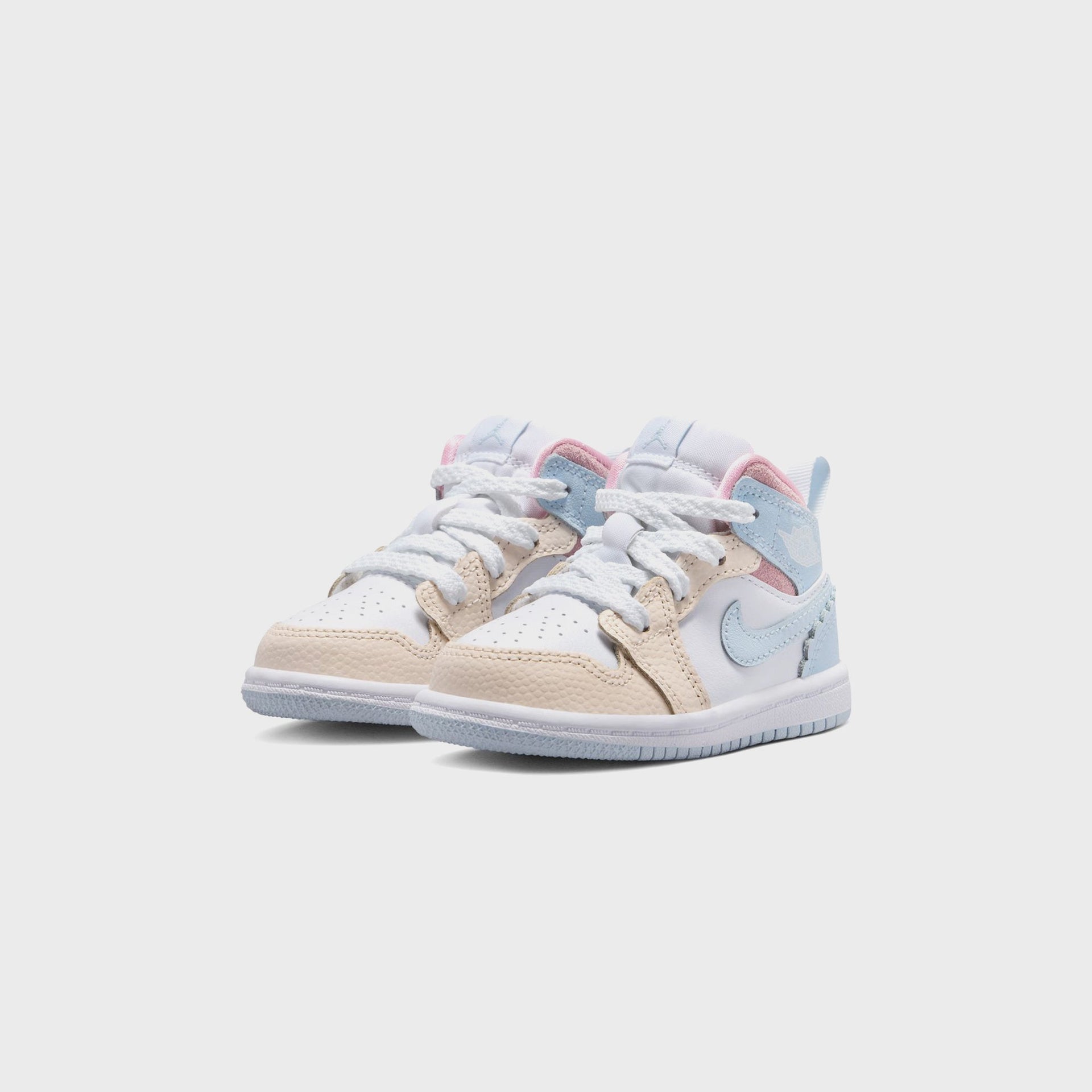 Nike TD Air Jordan Mid SE - Half Blue / Pale Ivory / White