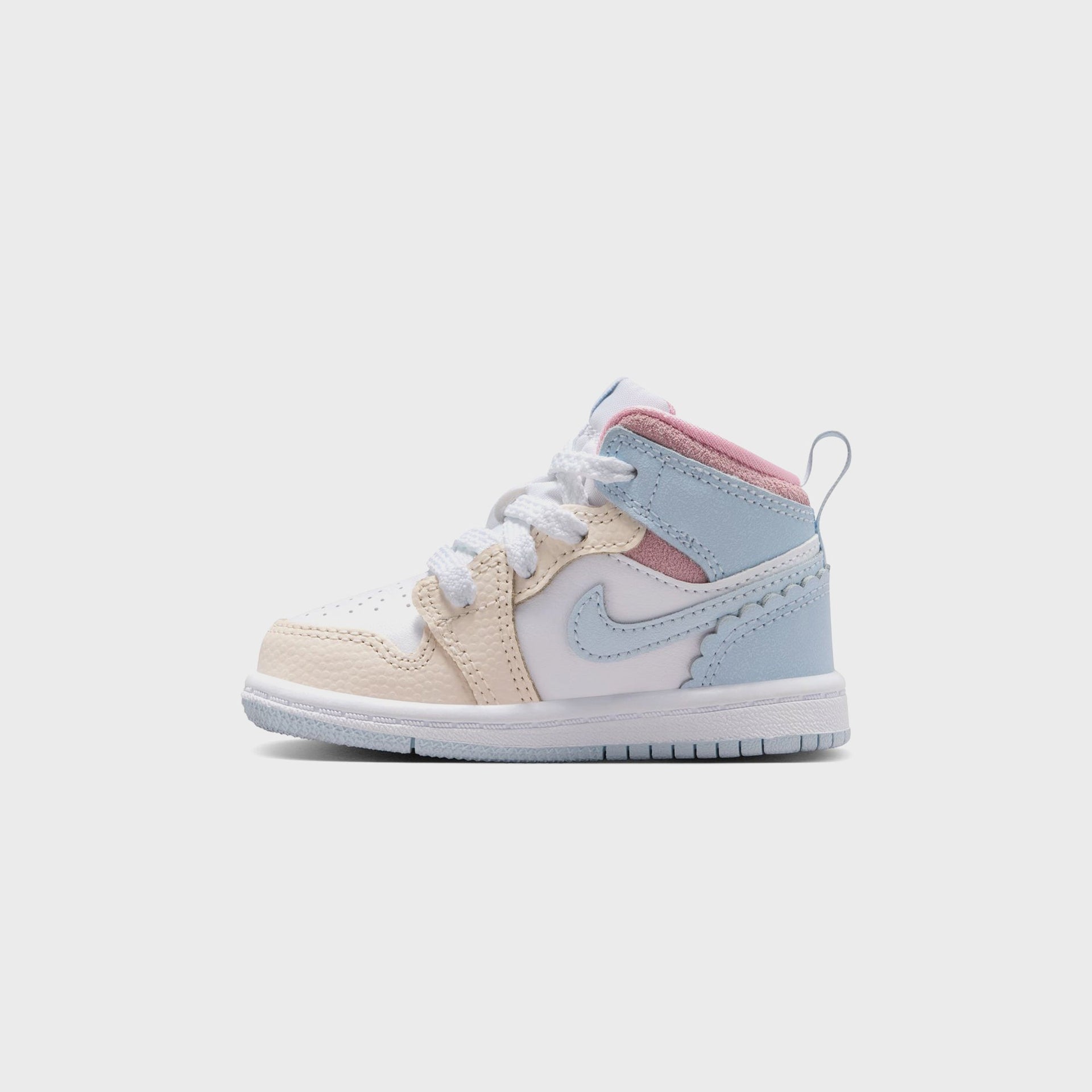 Nike TD Air Jordan Mid SE - Half Blue / Pale Ivory / White