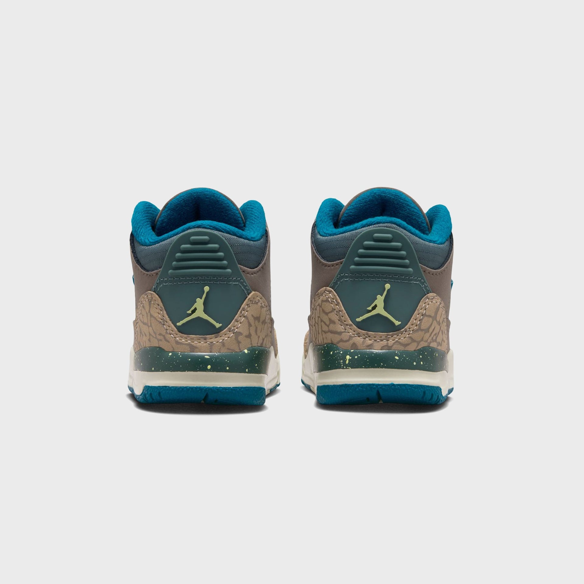 Jordan Toddler Air Jordan 3 Retro - Olive Grey / Green Abyss / Khaki / Sea Glass