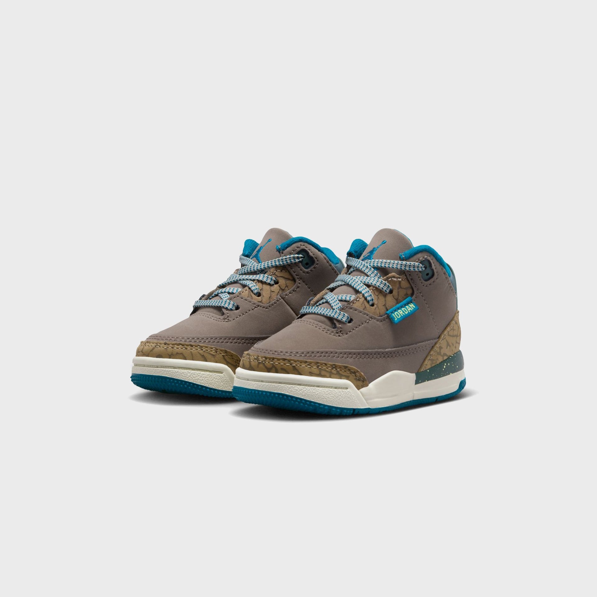 Jordan Toddler Air Jordan 3 Retro - Olive Grey / Green Abyss / Khaki / Sea Glass