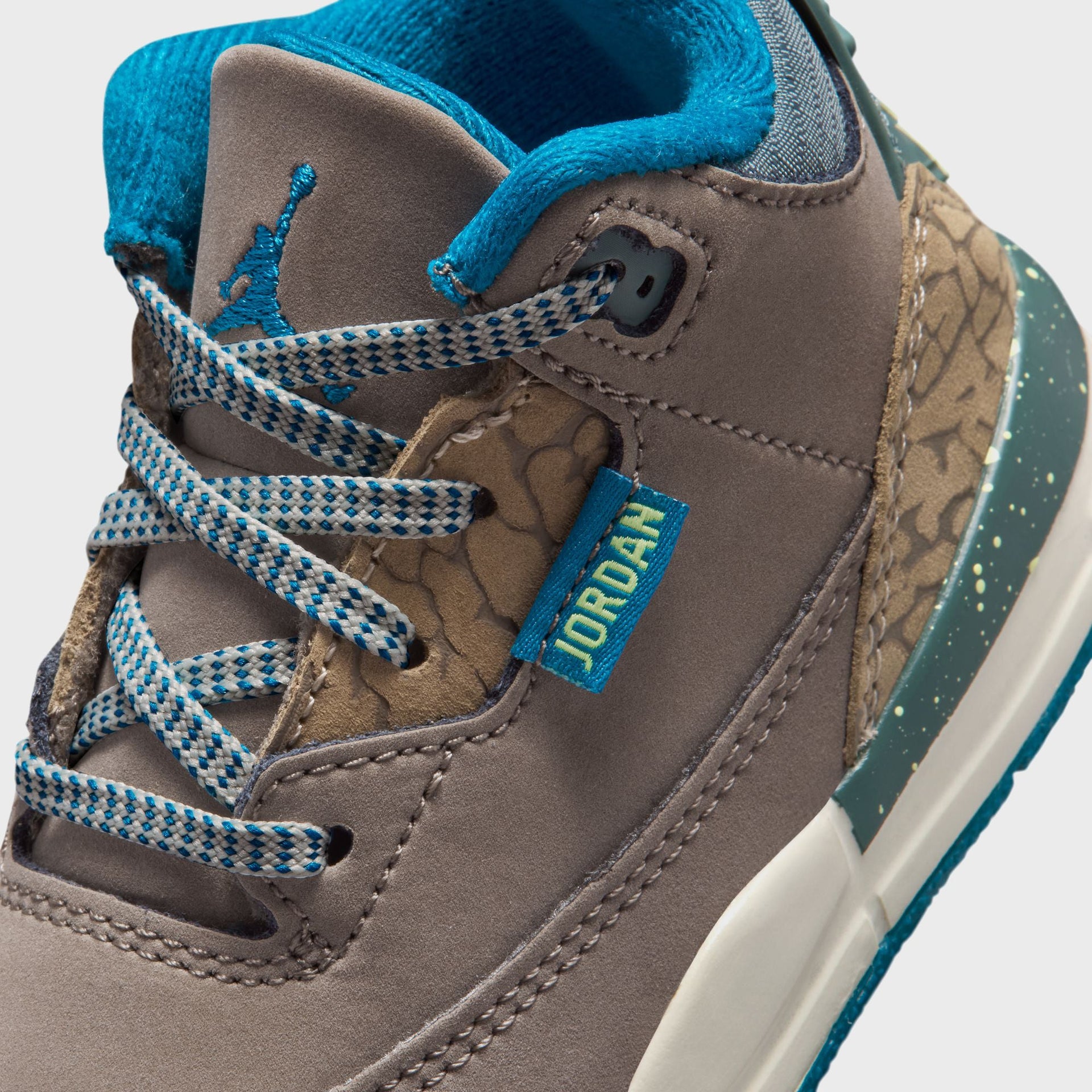 Jordan Toddler Air Jordan 3 Retro - Olive Grey / Green Abyss / Khaki / Sea Glass