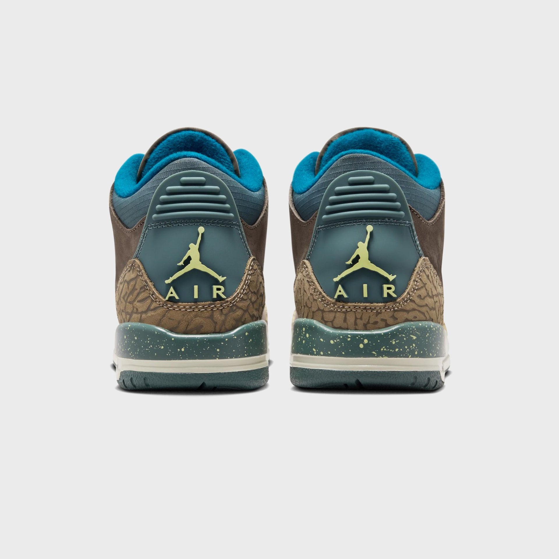 Jordan GS Air Jordan 3 Retro - Olive Grey / Green Abyss / Khaki / Sea Glass
