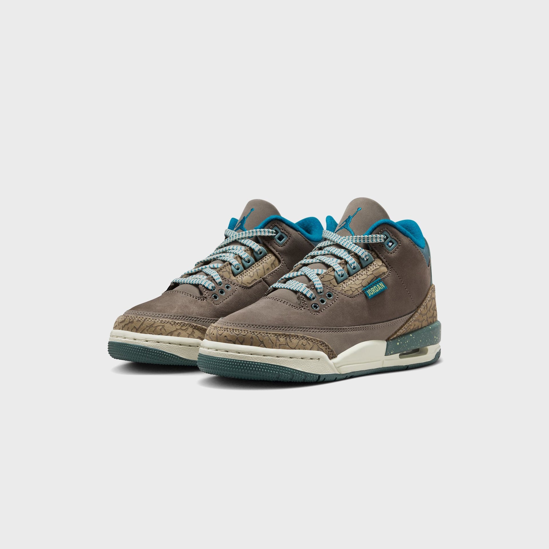 Jordan GS Air Jordan 3 Retro - Olive Grey / Green Abyss / Khaki / Sea Glass
