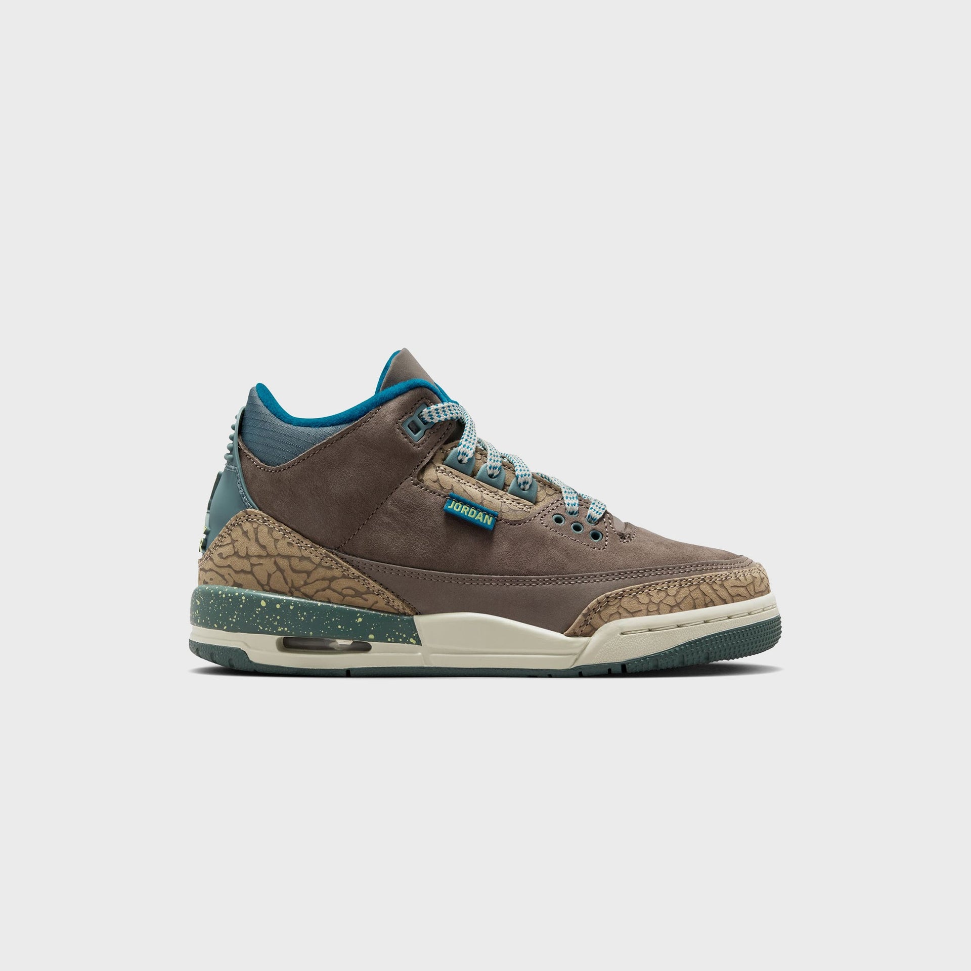 Jordan GS Air Jordan 3 Retro - Olive Grey / Green Abyss / Khaki / Sea Glass