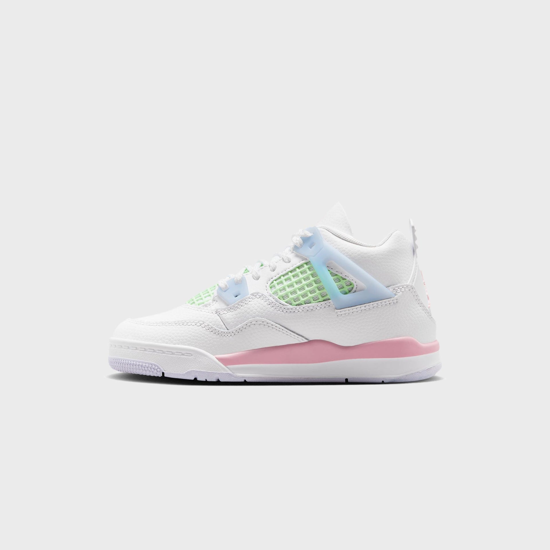 Nike PS Air Jordan 4 Retro - White / Half Blue / Vapor Green / Medium Soft Pink