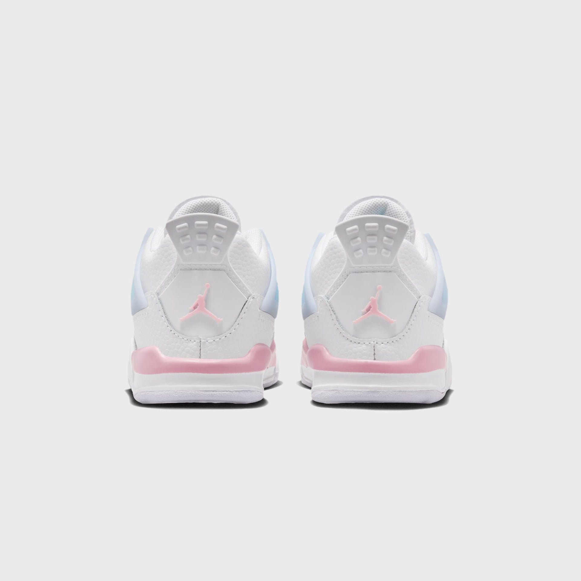 Nike TD Air Jordan 4 Retro - White / Half Blue / Vapor Green / Medium Soft Pink