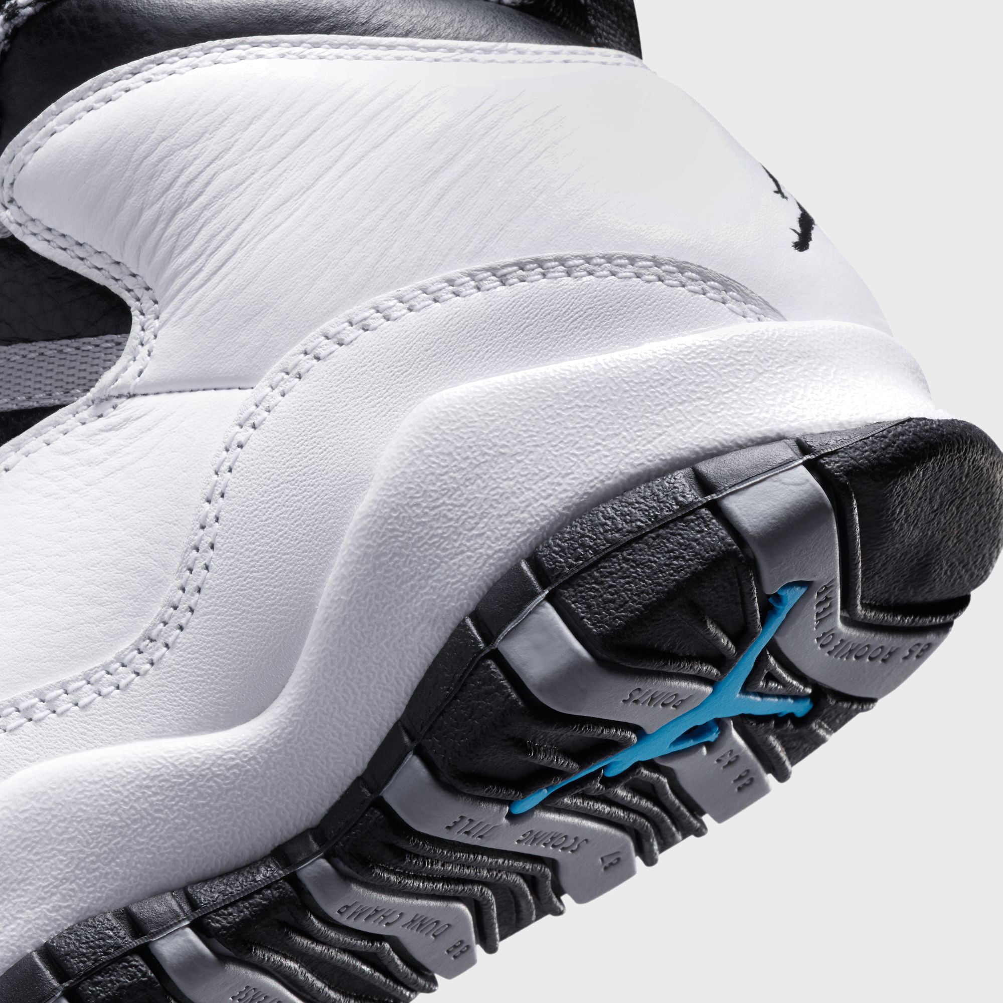 Jordan GS Air Jordan 10 Retro - White / Black / Light Steel