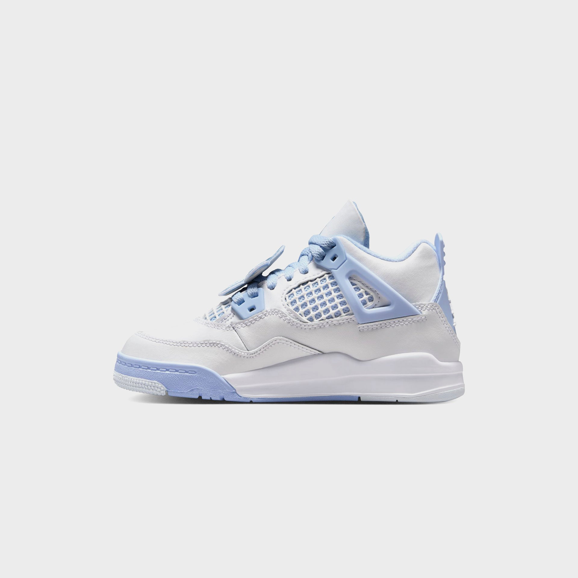 Jordan PS Air Jordan 4 Retro - White / Aluminum / Blue Tint / Oil Green