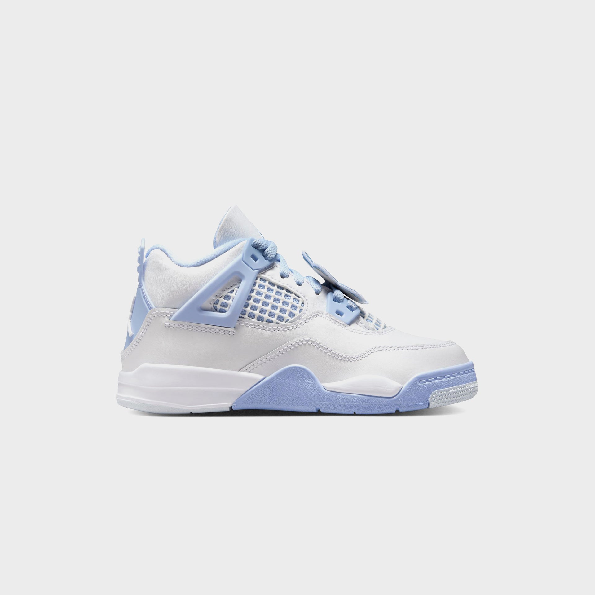 Jordan PS Air Jordan 4 Retro - White / Aluminum / Blue Tint / Oil Green