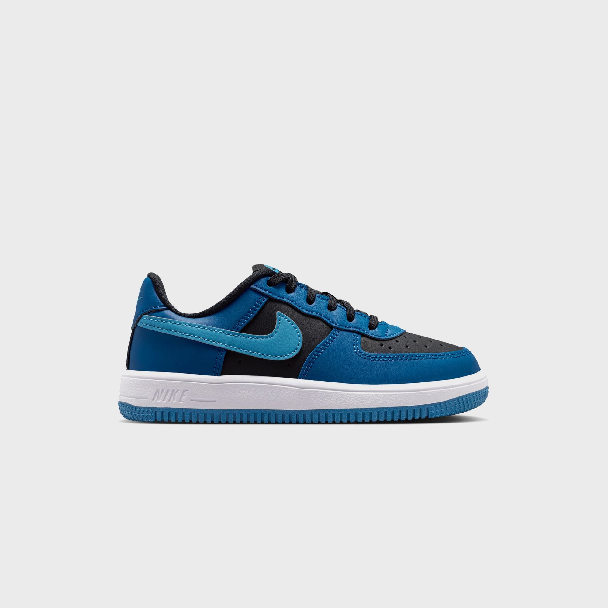24cm KITH × Nike PS Air Force 1 Low Nike PS Air Force 1 Low - Black / Dutch Blue / Court Blue / White