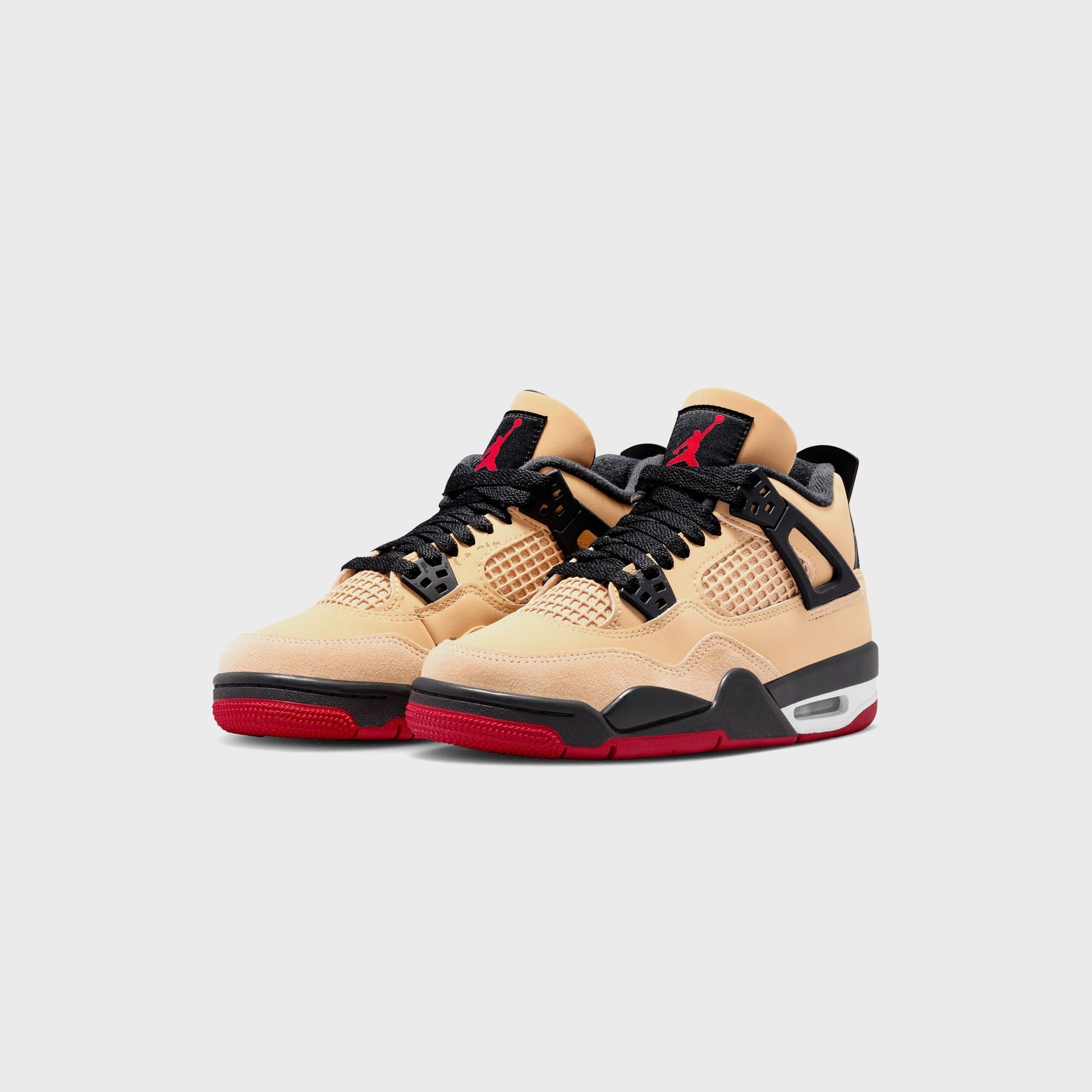 Jordan GS Air Jordan 4 Retro - Sesame / Fire Red / Black / White