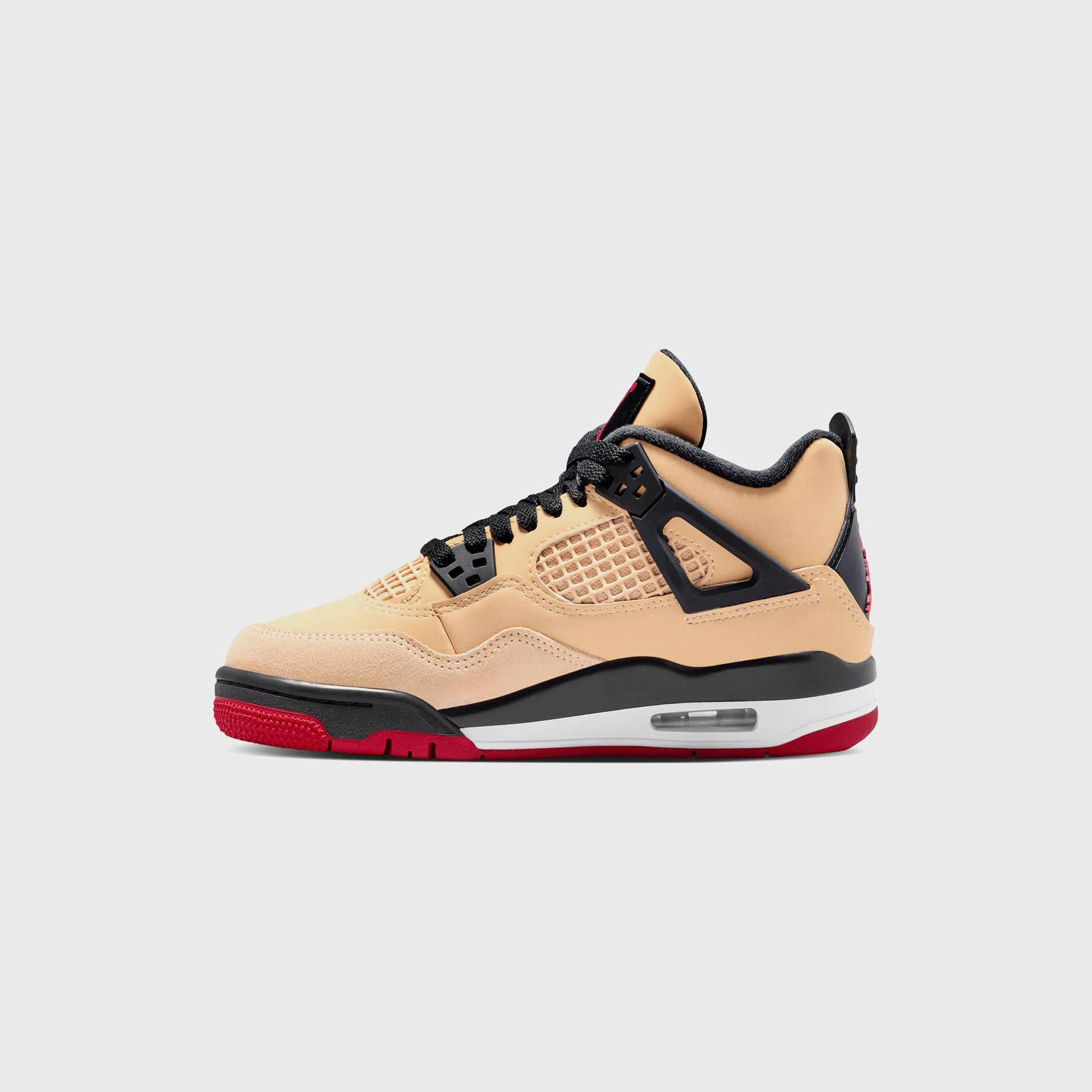 Jordan GS Air Jordan 4 Retro - Sesame / Fire Red / Black / White