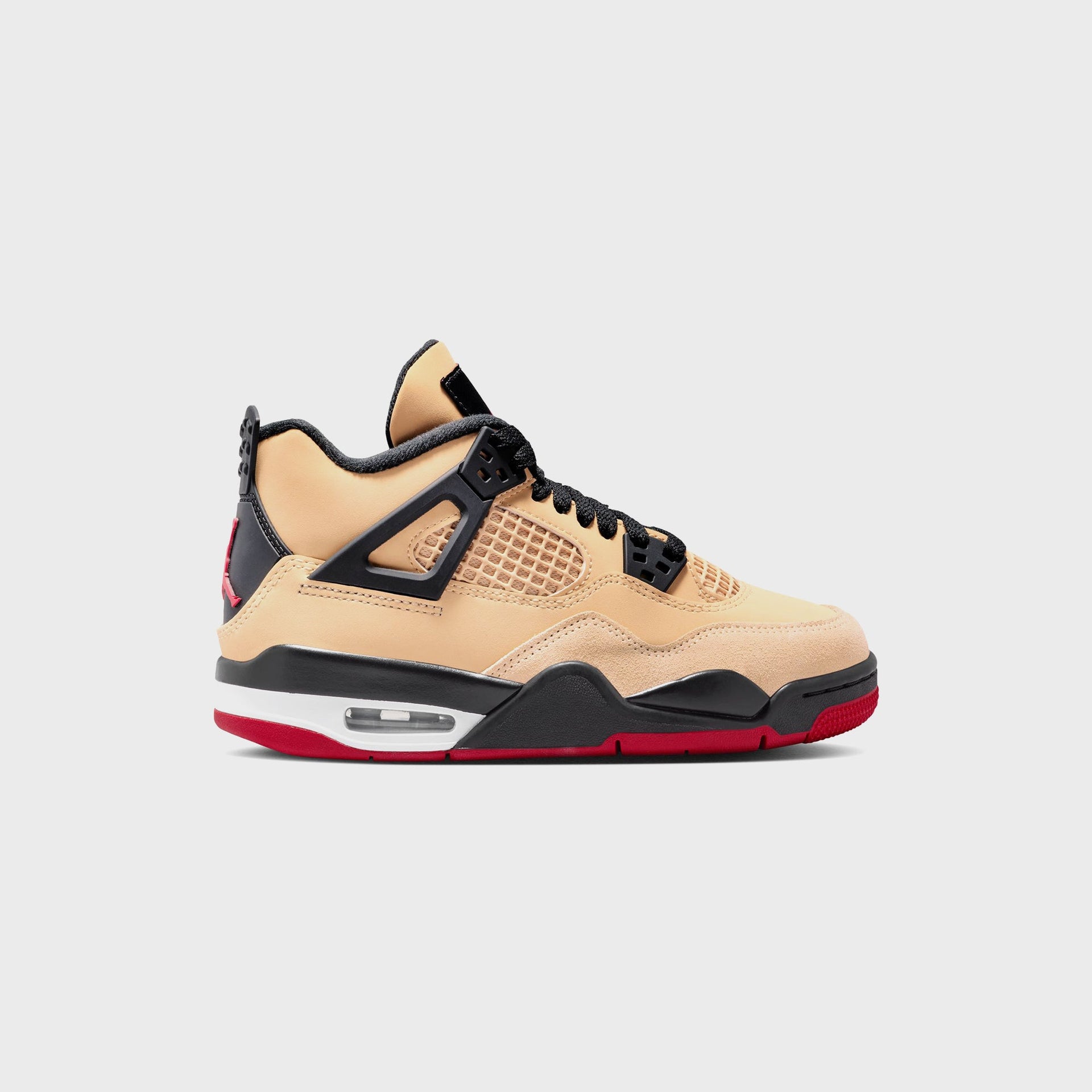 Jordan GS Air Jordan 4 Retro - Sesame / Fire Red / Black / White