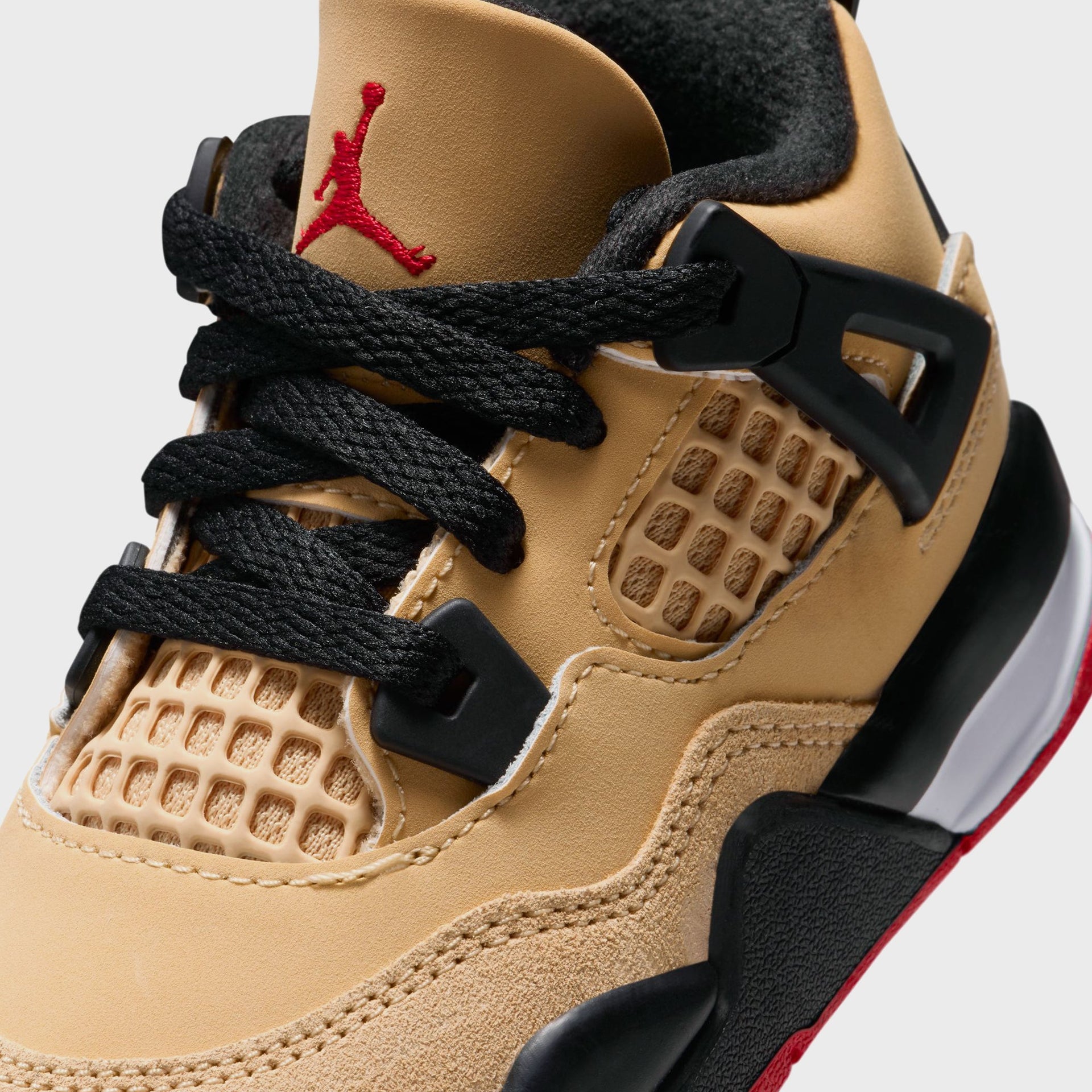 Jordan TD Air Jordan 4 Retro - Sesame / Fire Red / Black / White