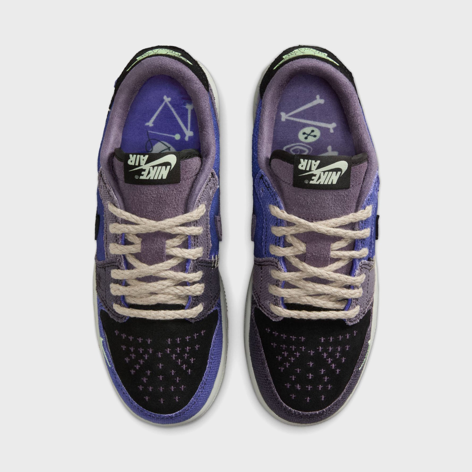 Jordan GS Air Jordan 1 Retro Low OG - Regency Purple / Dark Raisin