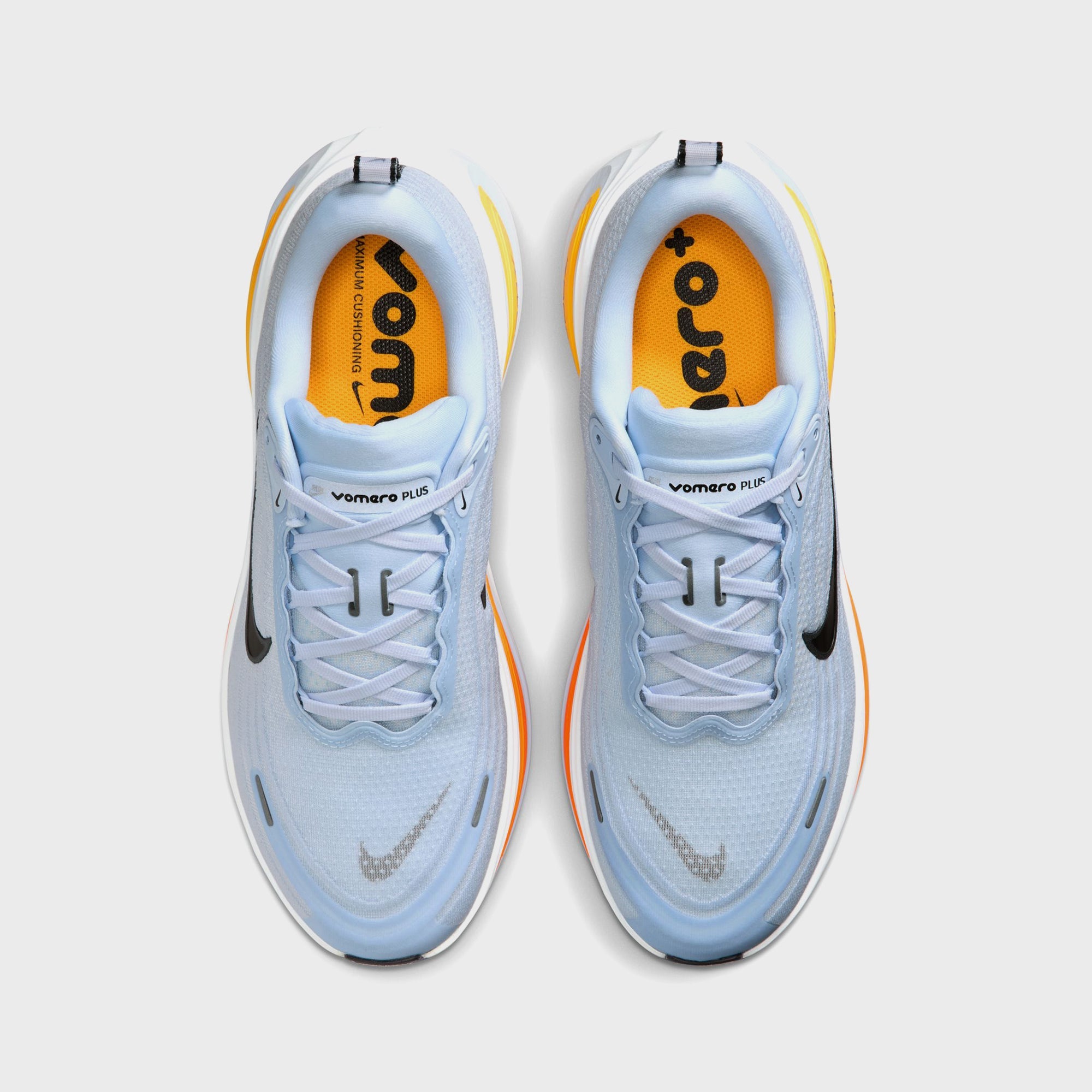Nike Vomero Plus - Hydrogen Blue / Black / White / Total Orange – Kith