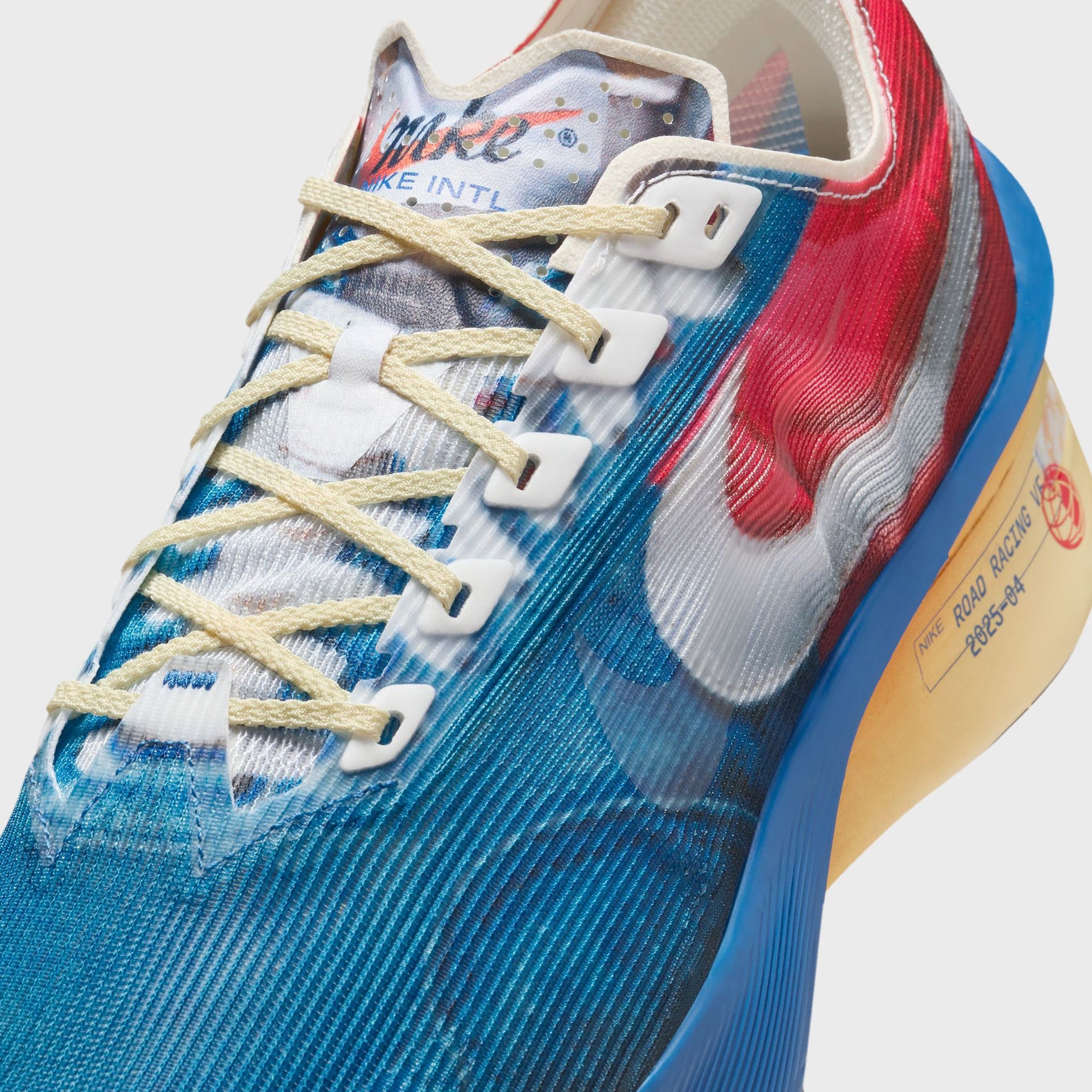 Nike Zoomx Vaporfly Next 4 Pre Montreal - Multi Color / Clear / Mountain Blue / Fire Red