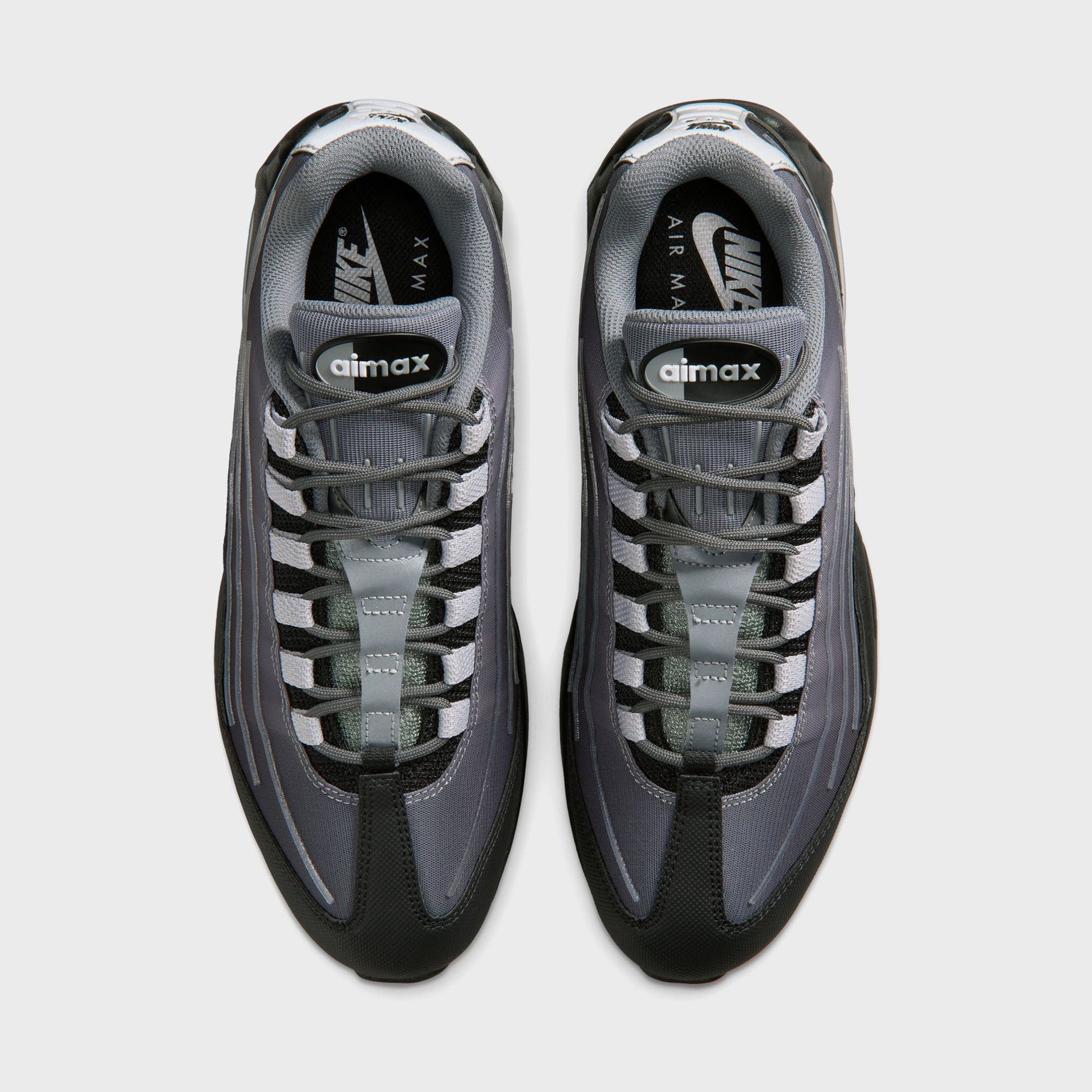 Nike Air Max Big Bubble - Black / Wolf Grey / Smoke Grey / Metallic Silver