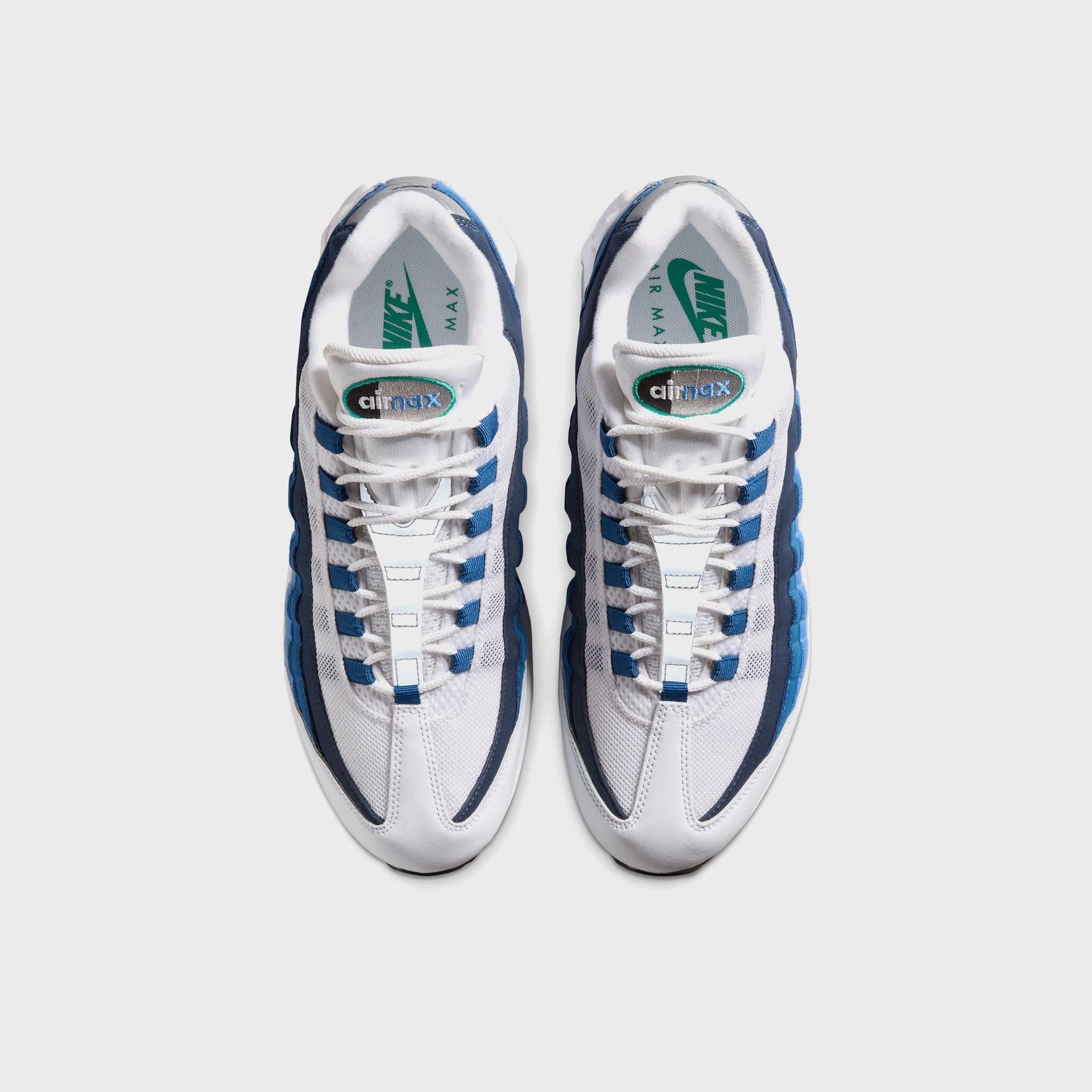 Nike Air Max 95 OG - White / Emerald Green / Lake Blue