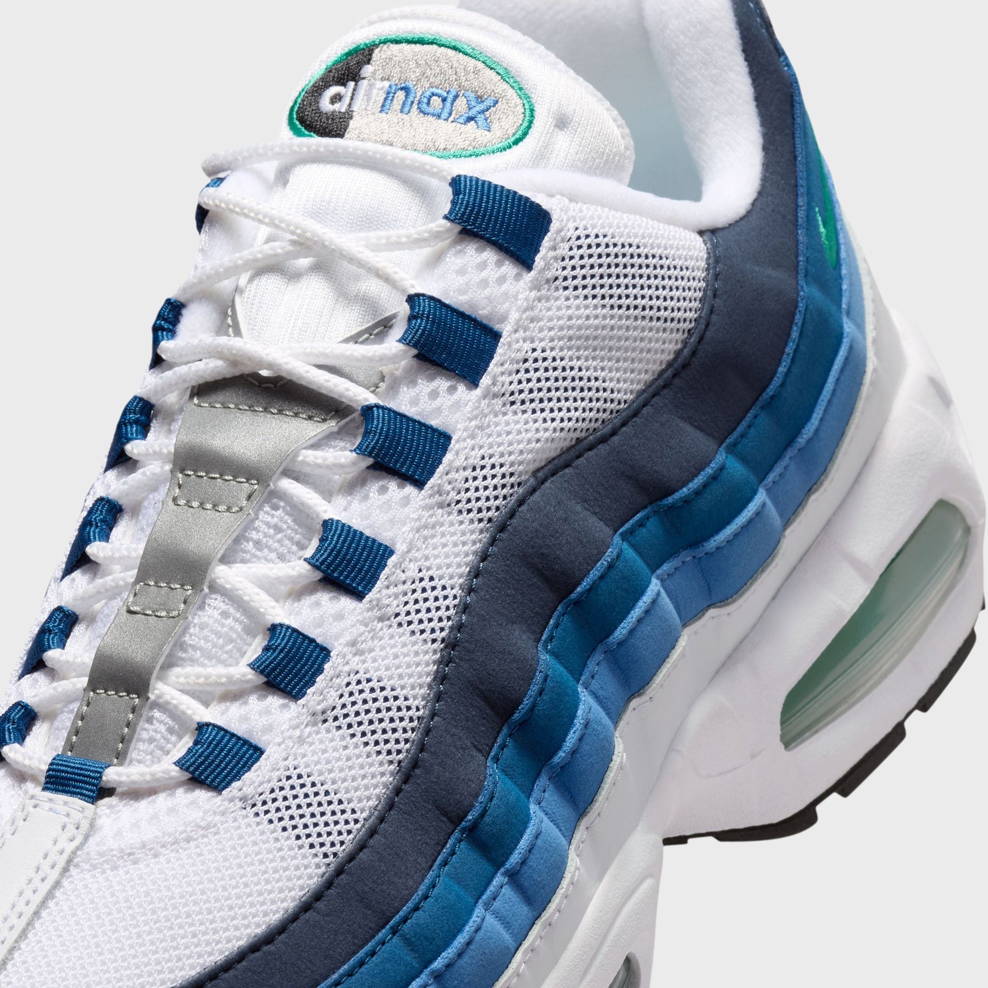 Nike Air Max 95 OG - White / Emerald Green / Lake Blue