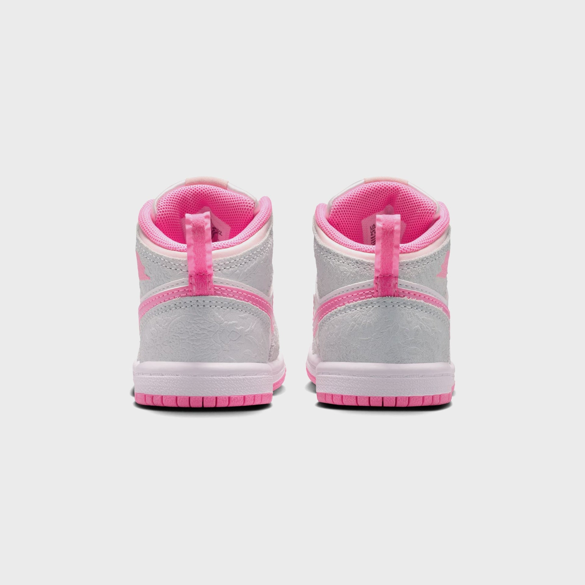 Jordan TD Jordan 1 Mid SE - Vast Grey / Pearl Pink / Pink Bloom / Pink Glow