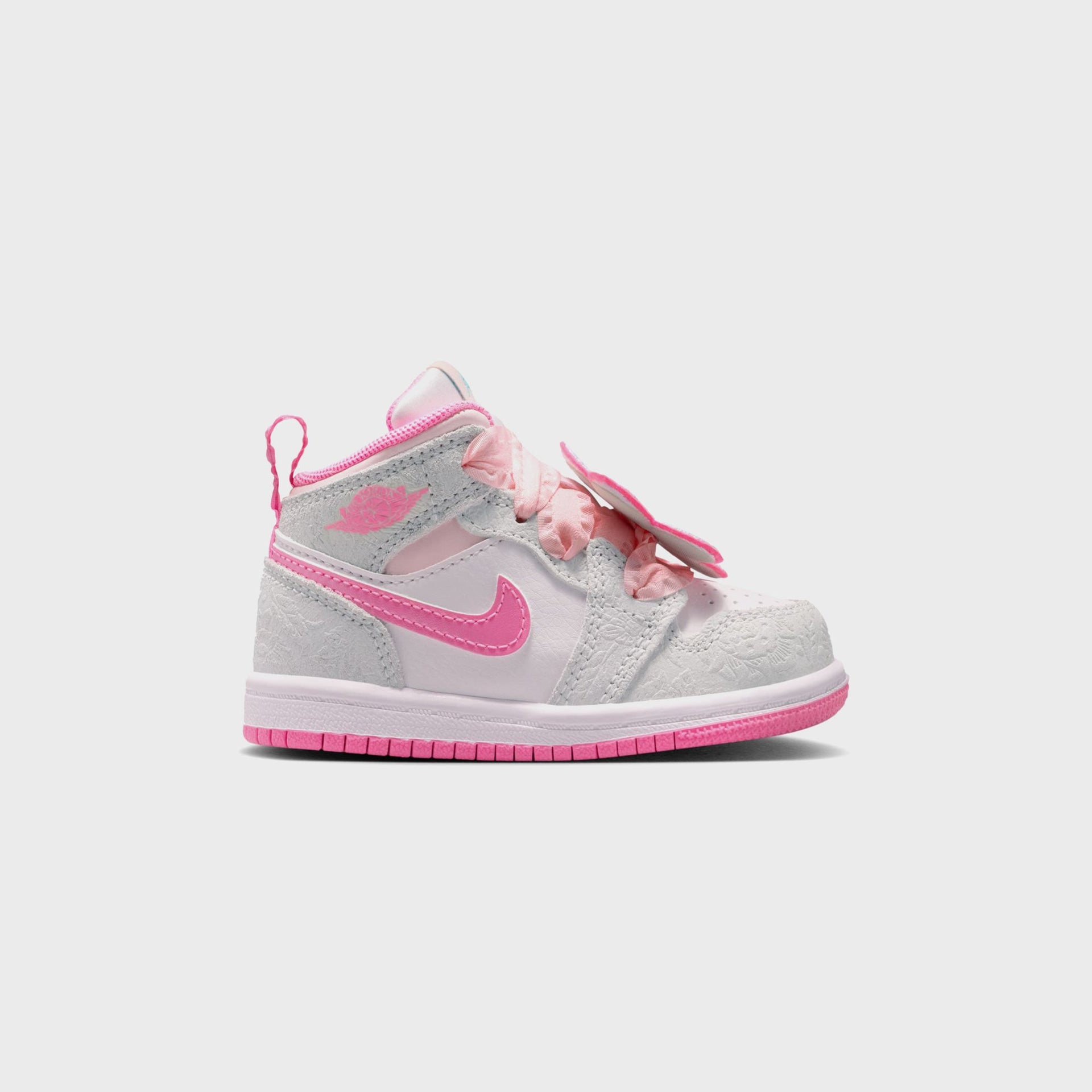 Jordan TD Jordan 1 Mid SE - Vast Grey / Pearl Pink / Pink Bloom / Pink Glow