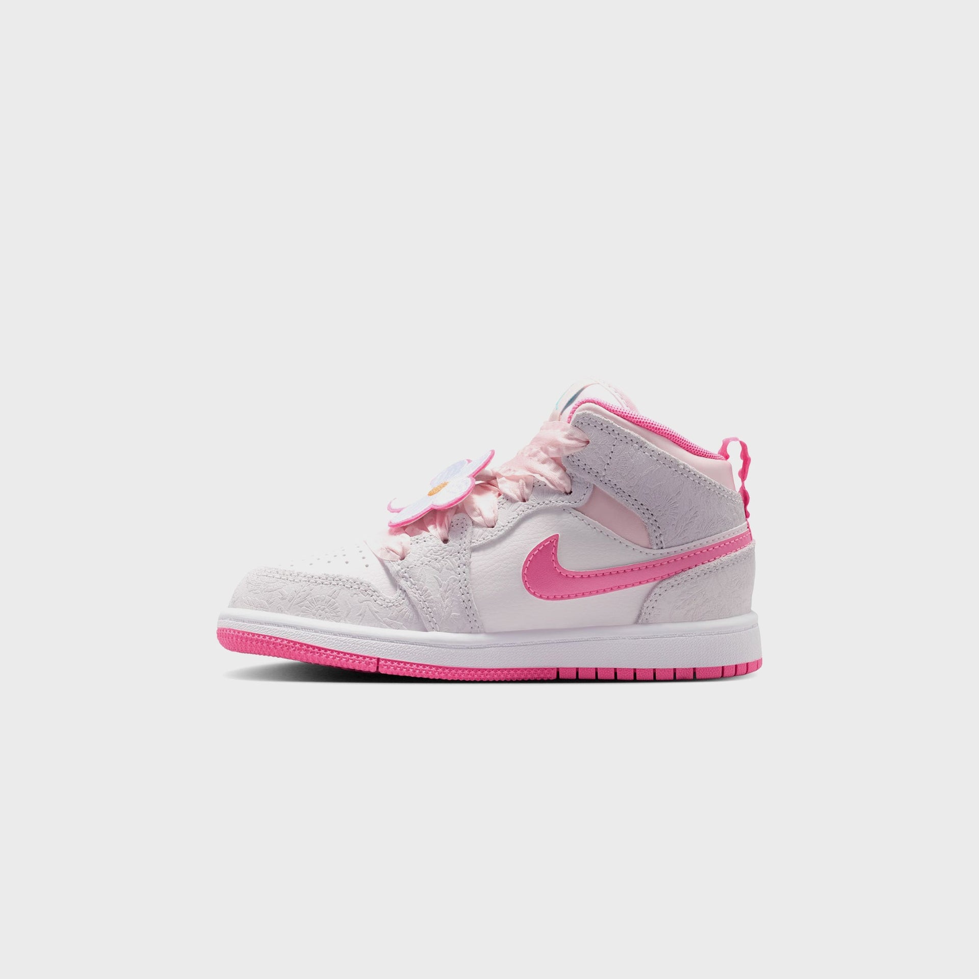 Jordan PS Jordan 1 Mid SE - Vast Grey / Pearl Pink / Pink Bloom / Pink Glow