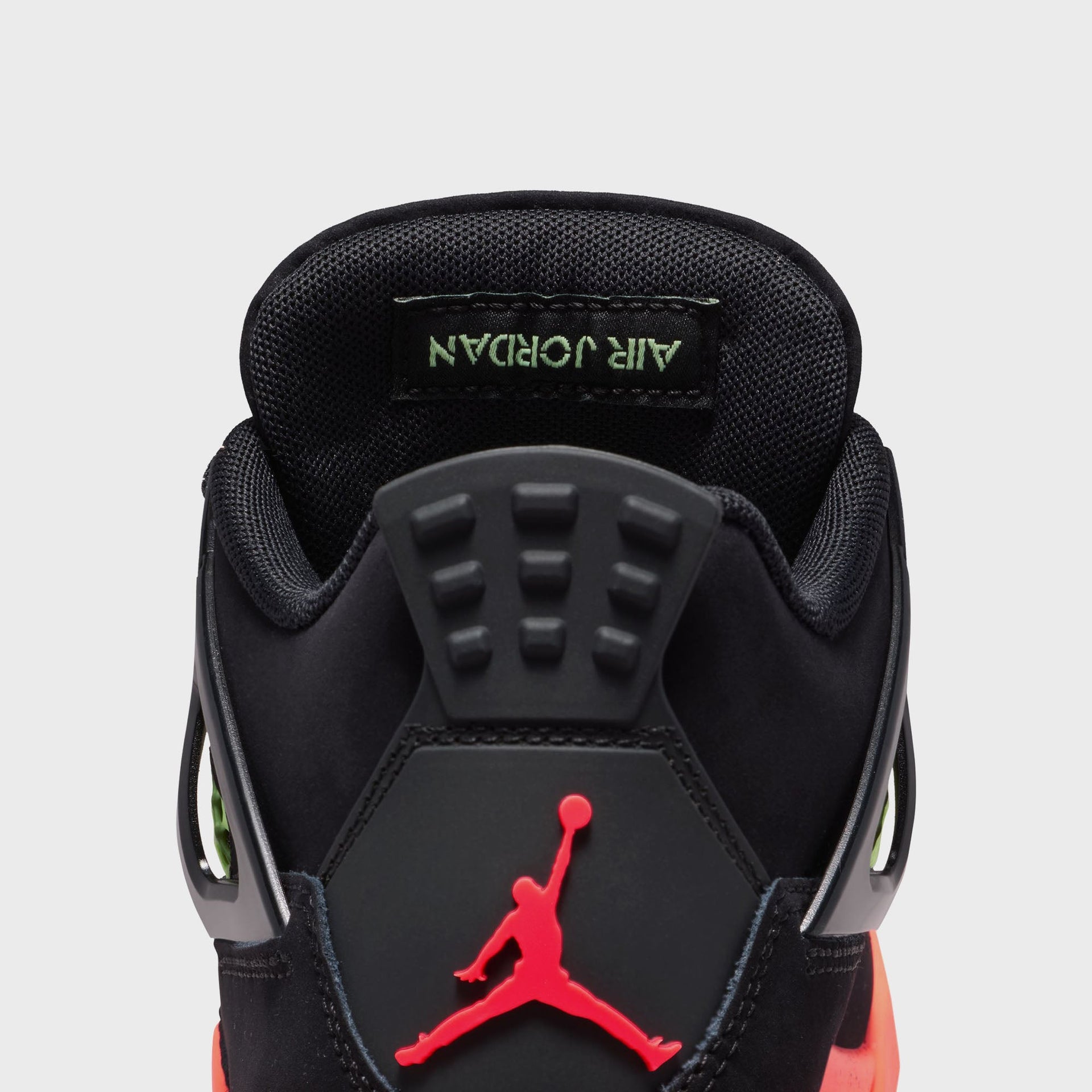 Jordan GS Air Jordan 4 Retro - Black / Infrared / Bright Mango / Barely
