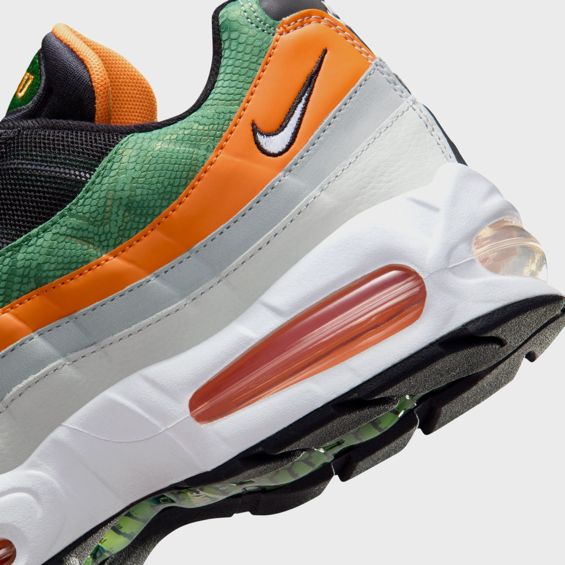 Nike Air Max 95 Yardrunners FAMU - Black / Orange Horizon / Fortress Green /White
