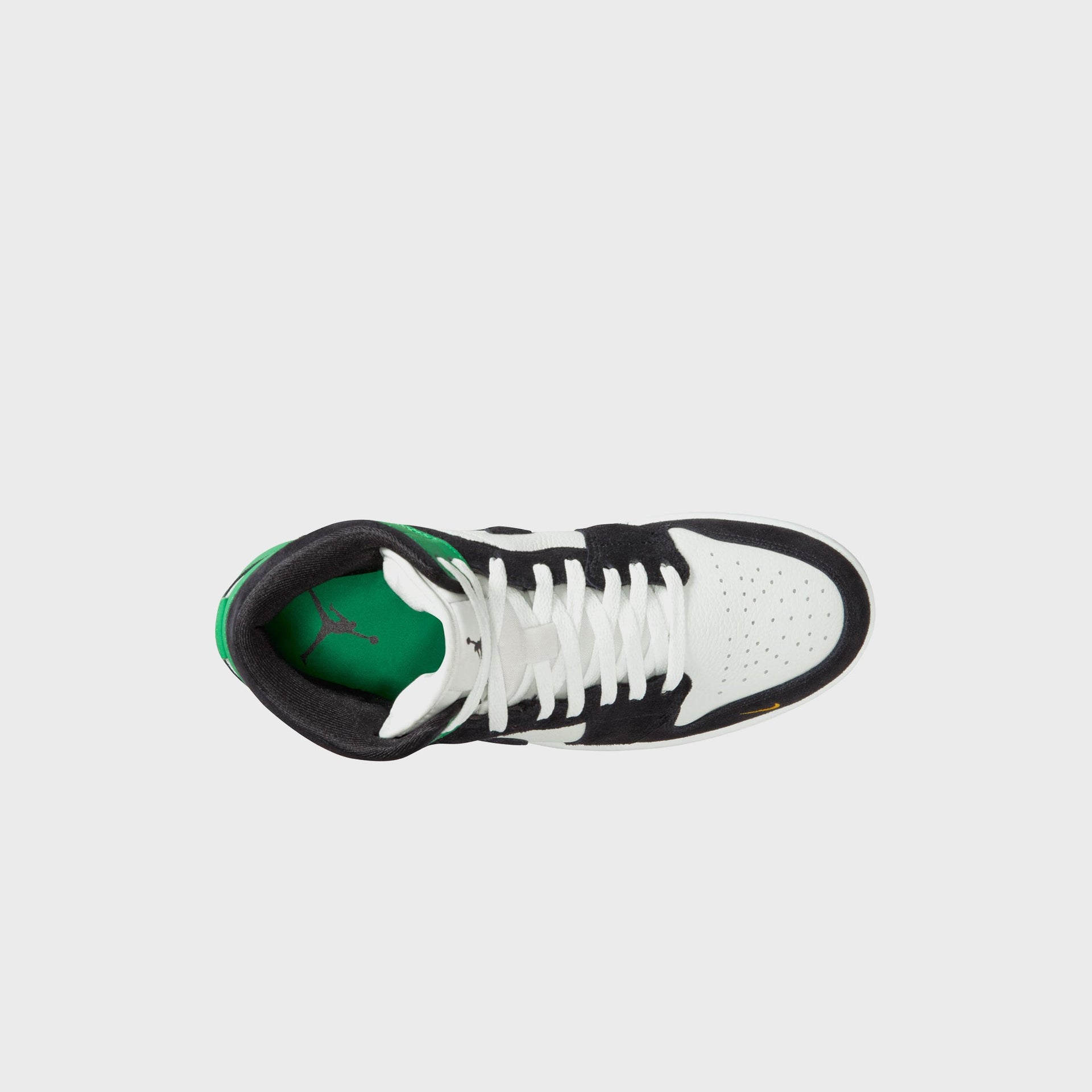 Jordan Air Jordan 1 Mid SE - Summit White / Lucky Green / University Gold / Black