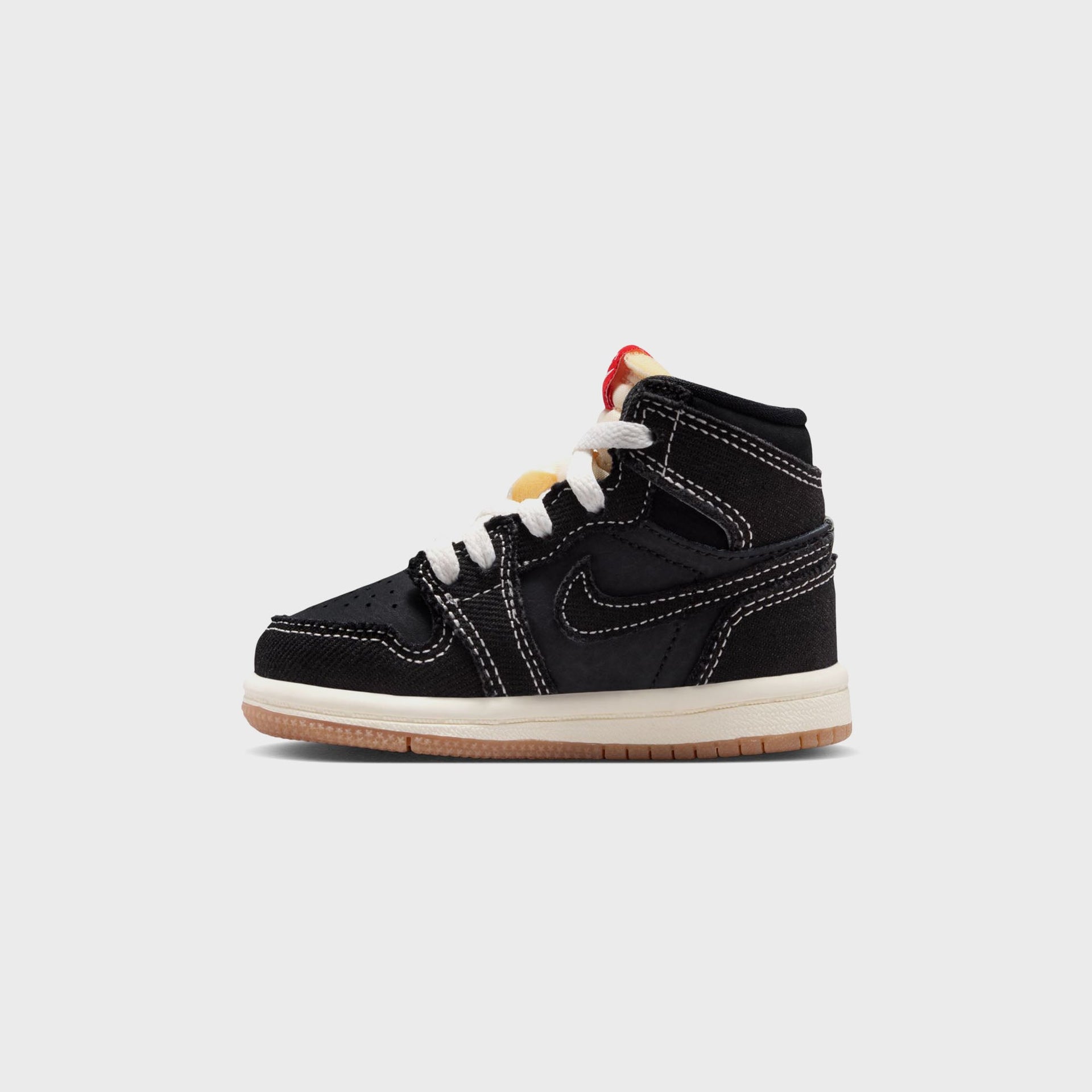 Jordan TD Air Jordan 1 Retro High OG - Black / Sail / Gum / Medium Brown