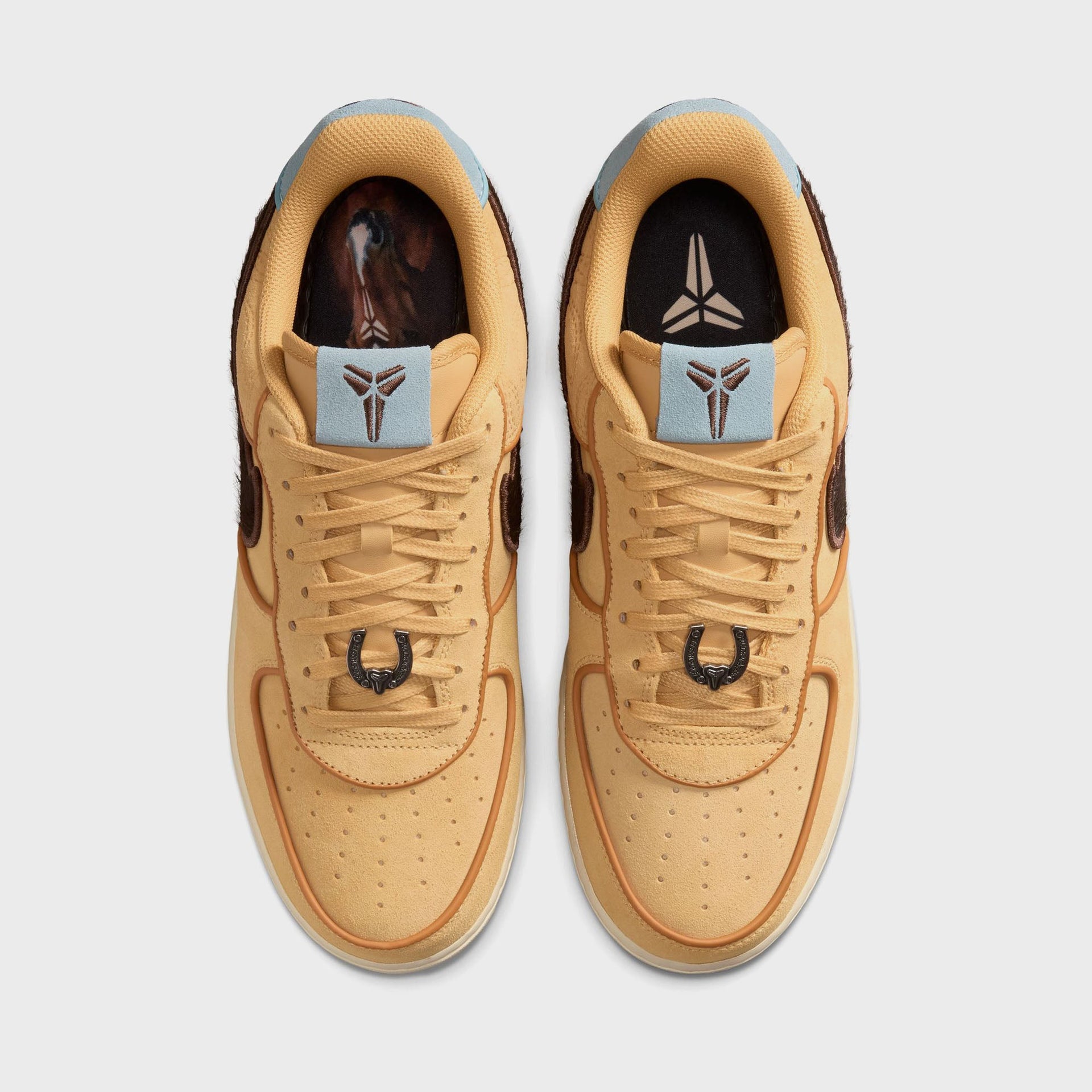 Nike x Kobe Bryant Air Force 1 Low Protro - Twine / Baroque Brown / Flax / Light Cream / Ocean Cube / Metallic Dark Grey