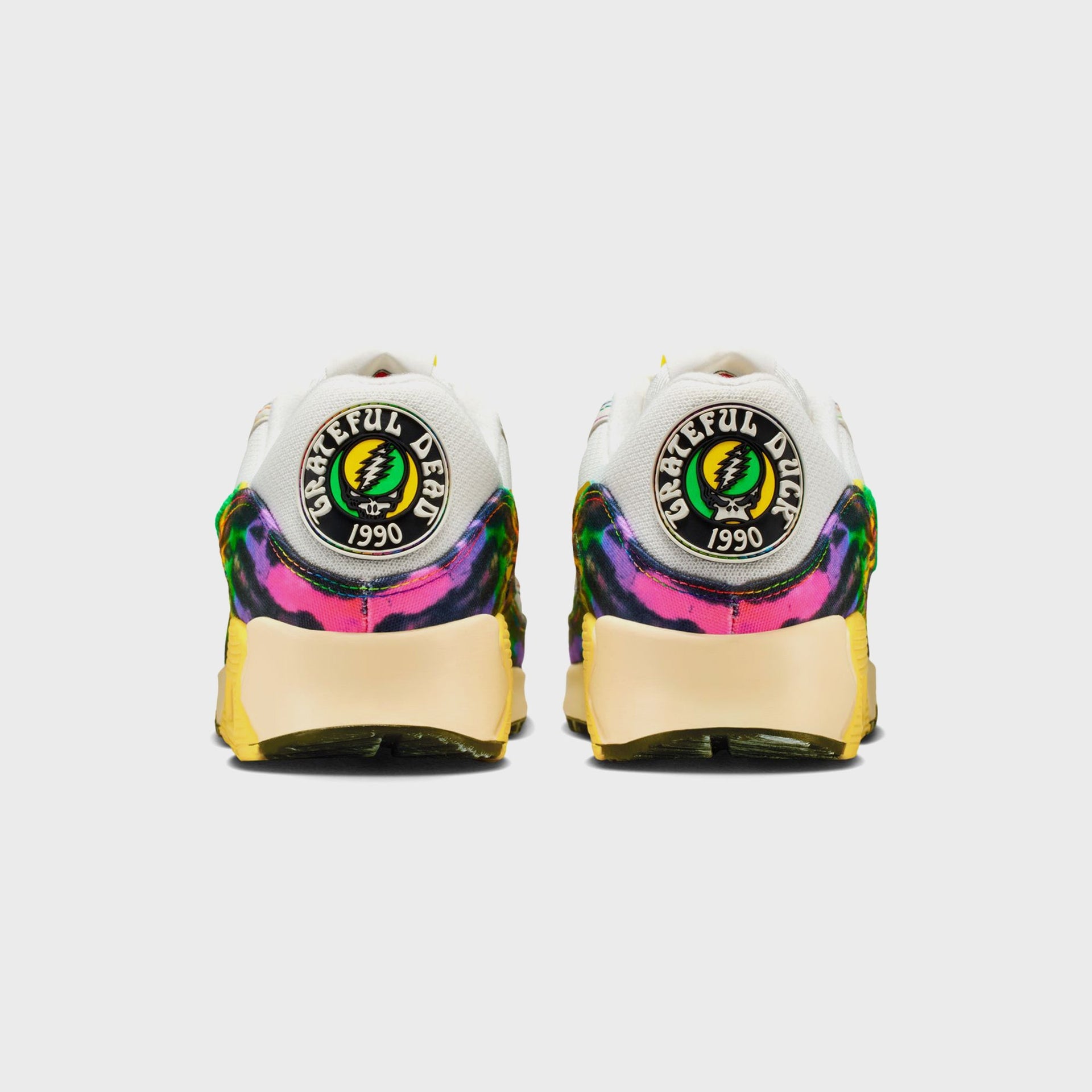Nike x The Grateful Dead x University of Oregon Air Max 90 -  Sail / Green Shock / Yellow Strike