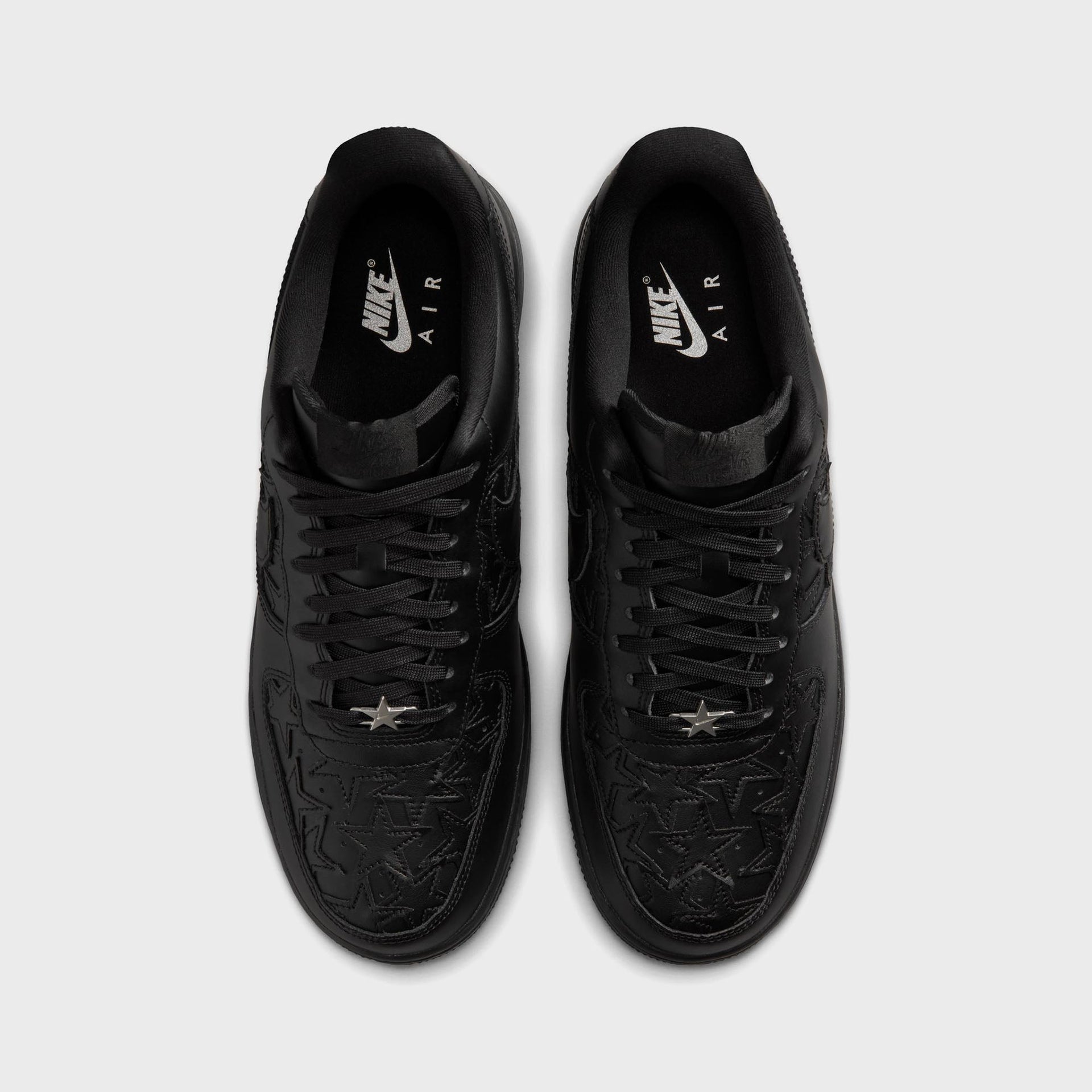 Nike Air Force 1 '07 Edge - Black / Metallic Silver