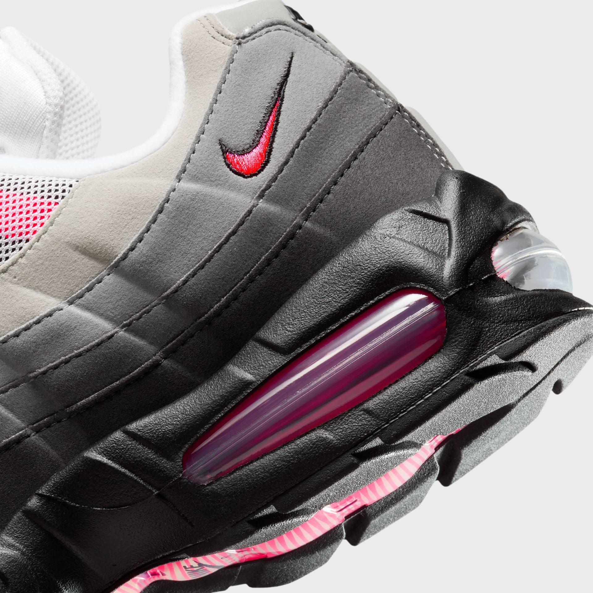 Nike Air Max 95 - Black / Solar Red / Medium Ash / Dark Pewter