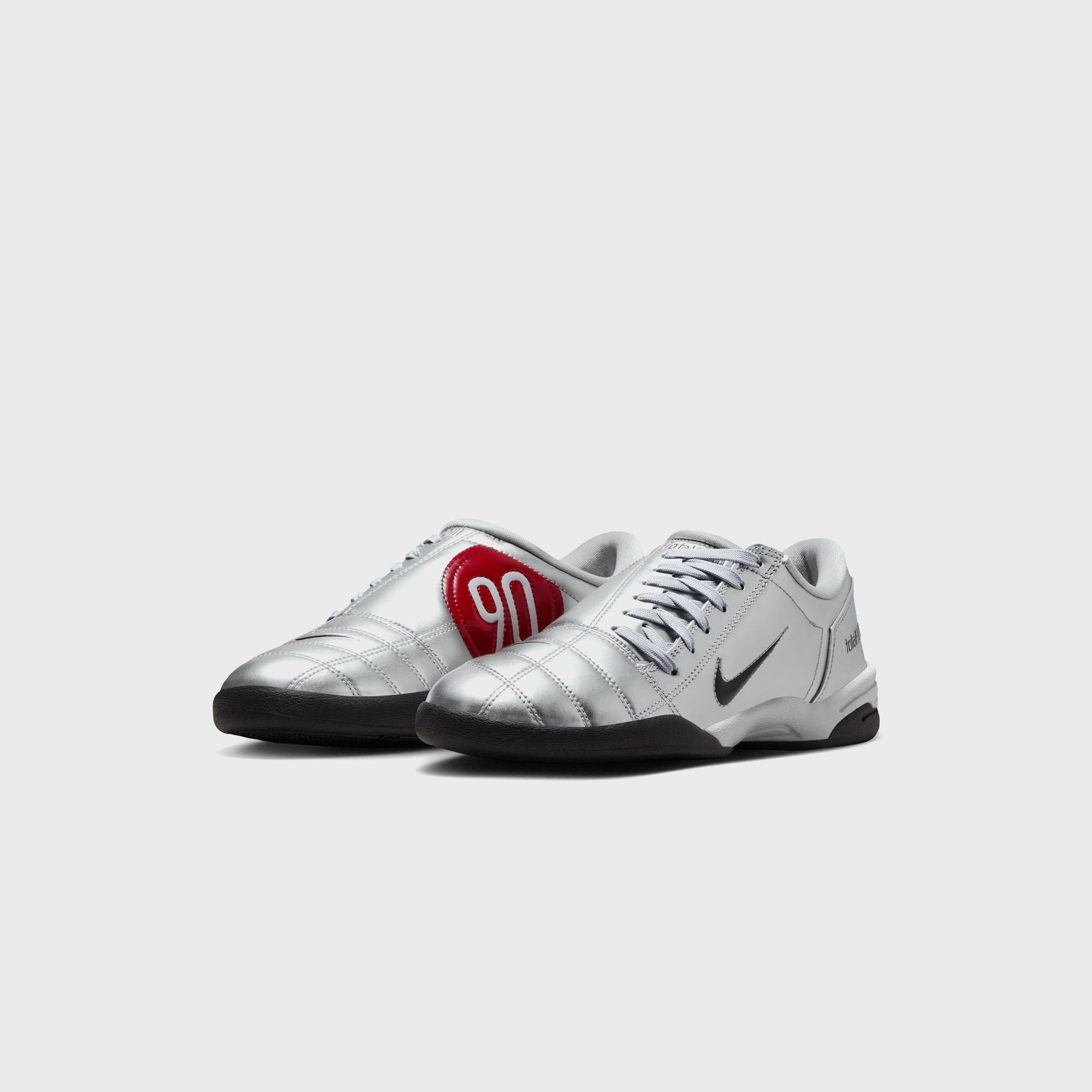 Nike WMNS T90 - Metallic Silver / Black / University Red / White