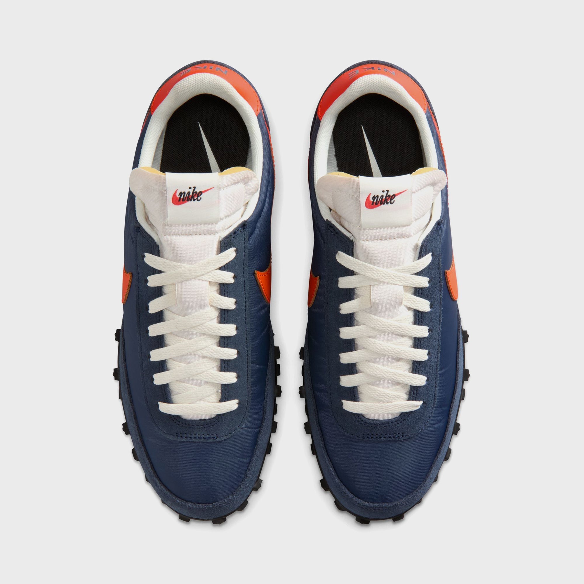 Nike Waffle Racer - Midnight Navy / Safety Orange / Sail – Kith