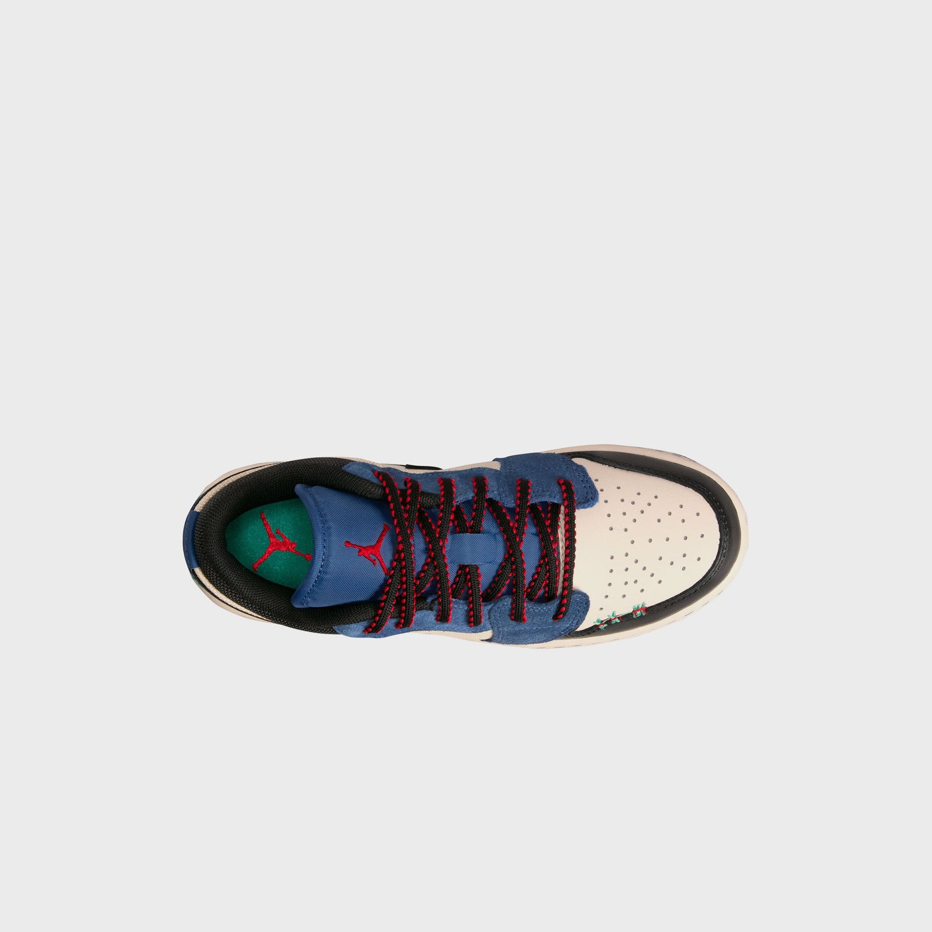 Jordan GS Jordan 1 Low Alt SE - True Blue / University Red / Kinetic Green / Black