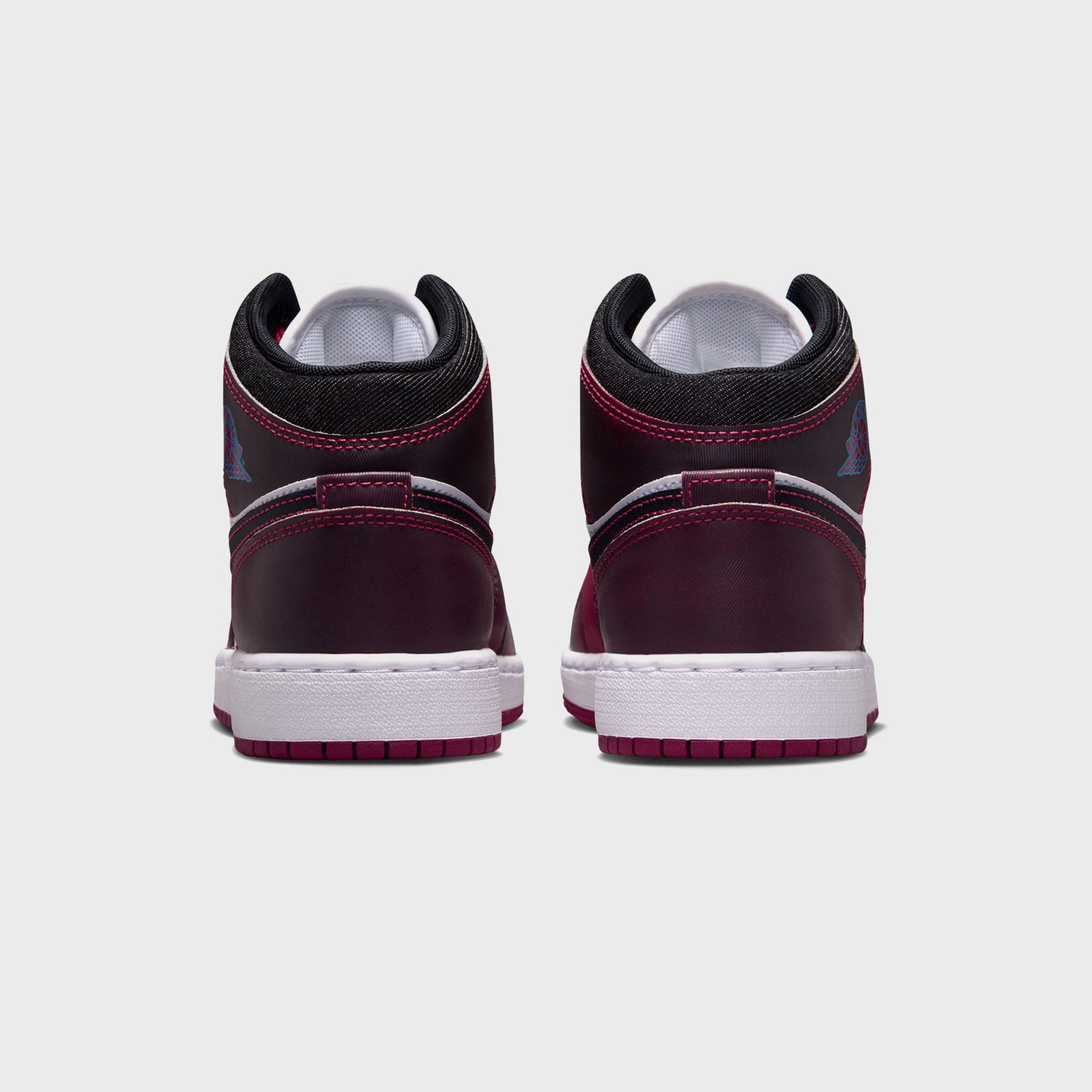 Jordan GS Air Jordan 1 Mid SE - Sweet Beet / Off Noir / White / Desert Pink