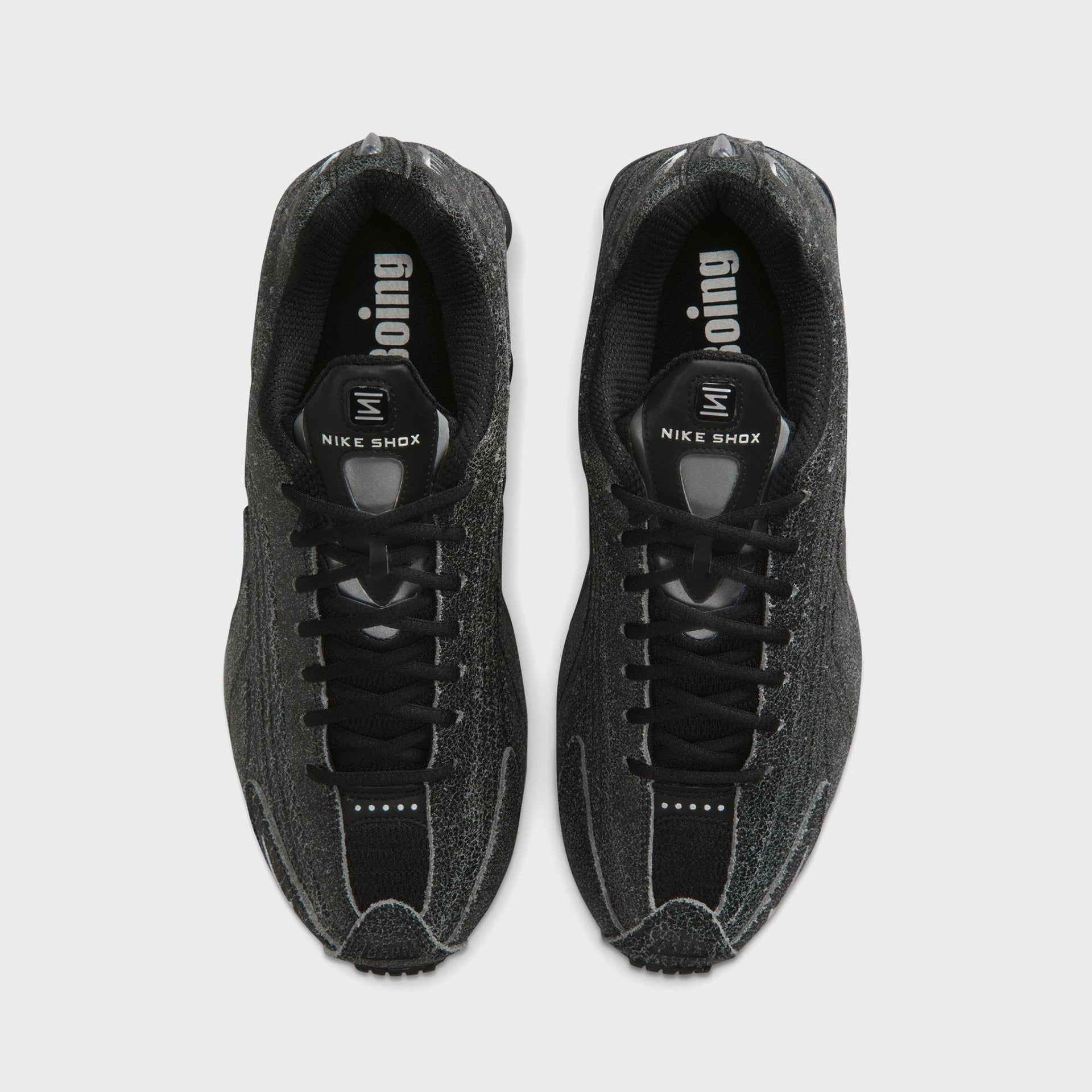 Nike Shox R4 - Black / Sail / Light Smoke Grey / Metallic Silver